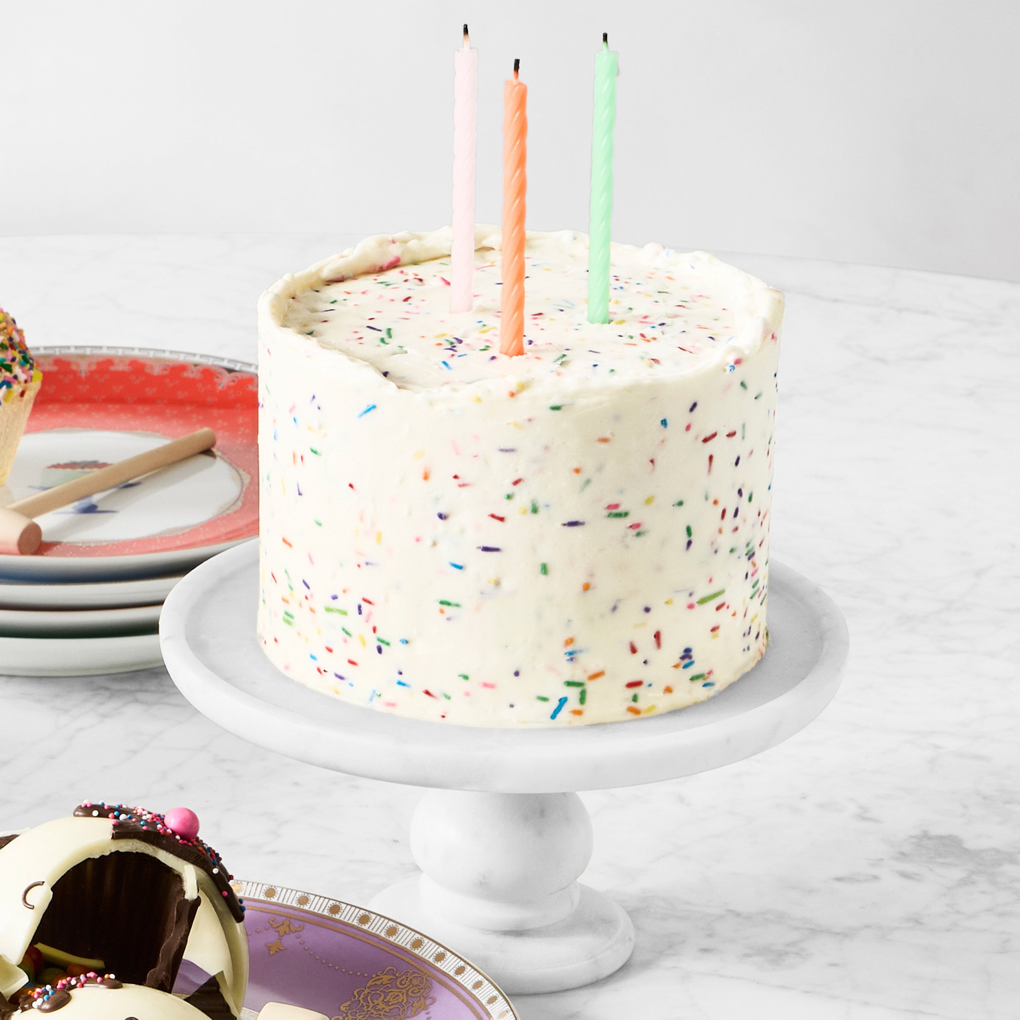 Williams Sonoma Test Kitchen Three-Layer Birthday Cake, Serves 6-8