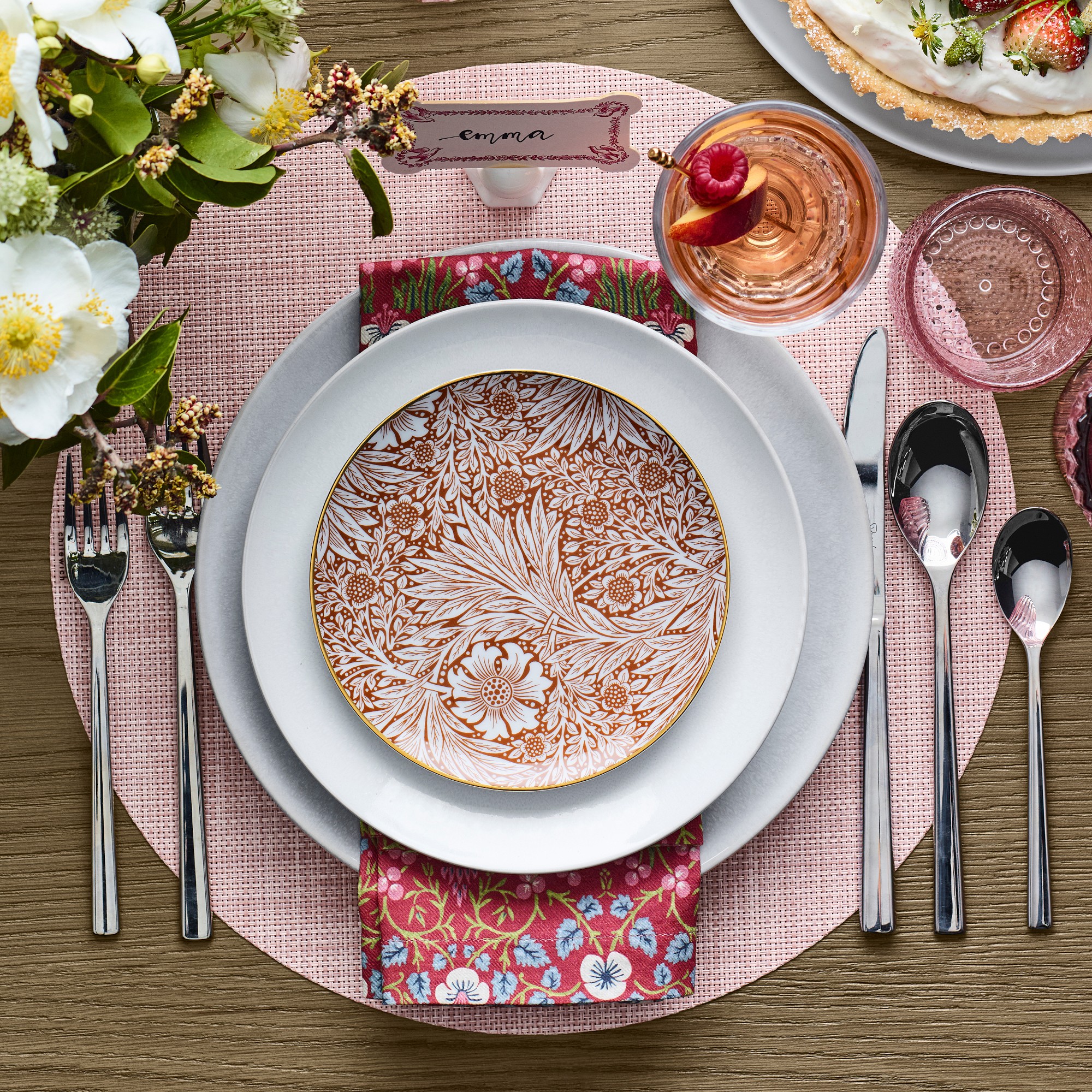 Chilewich Mini Basketweave Round Placemats