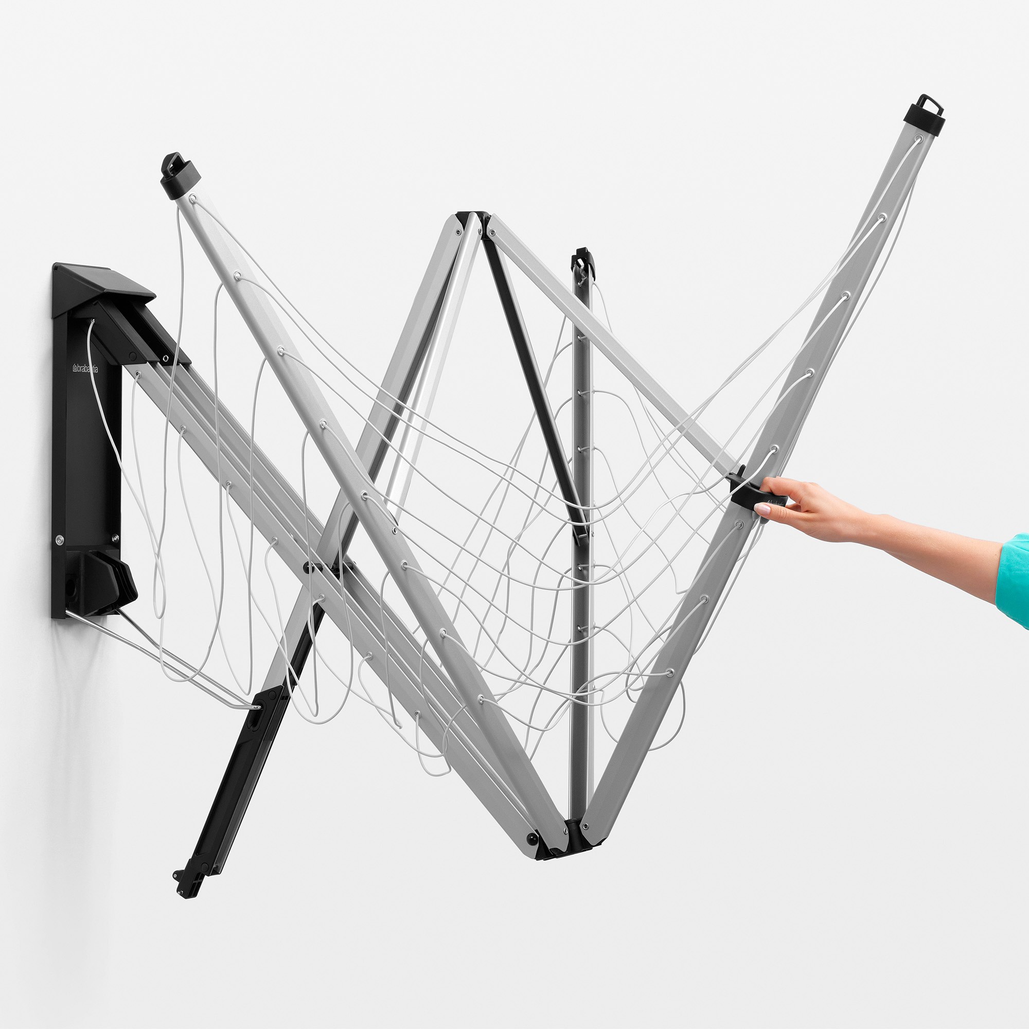 Brabantia WallFix Wall-Mounted Clothesline