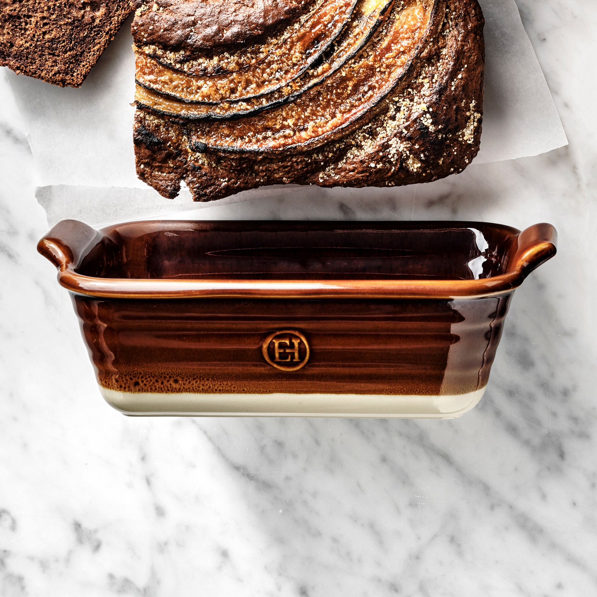 Emile Henry French Ceramic Potter Loaf Pan
