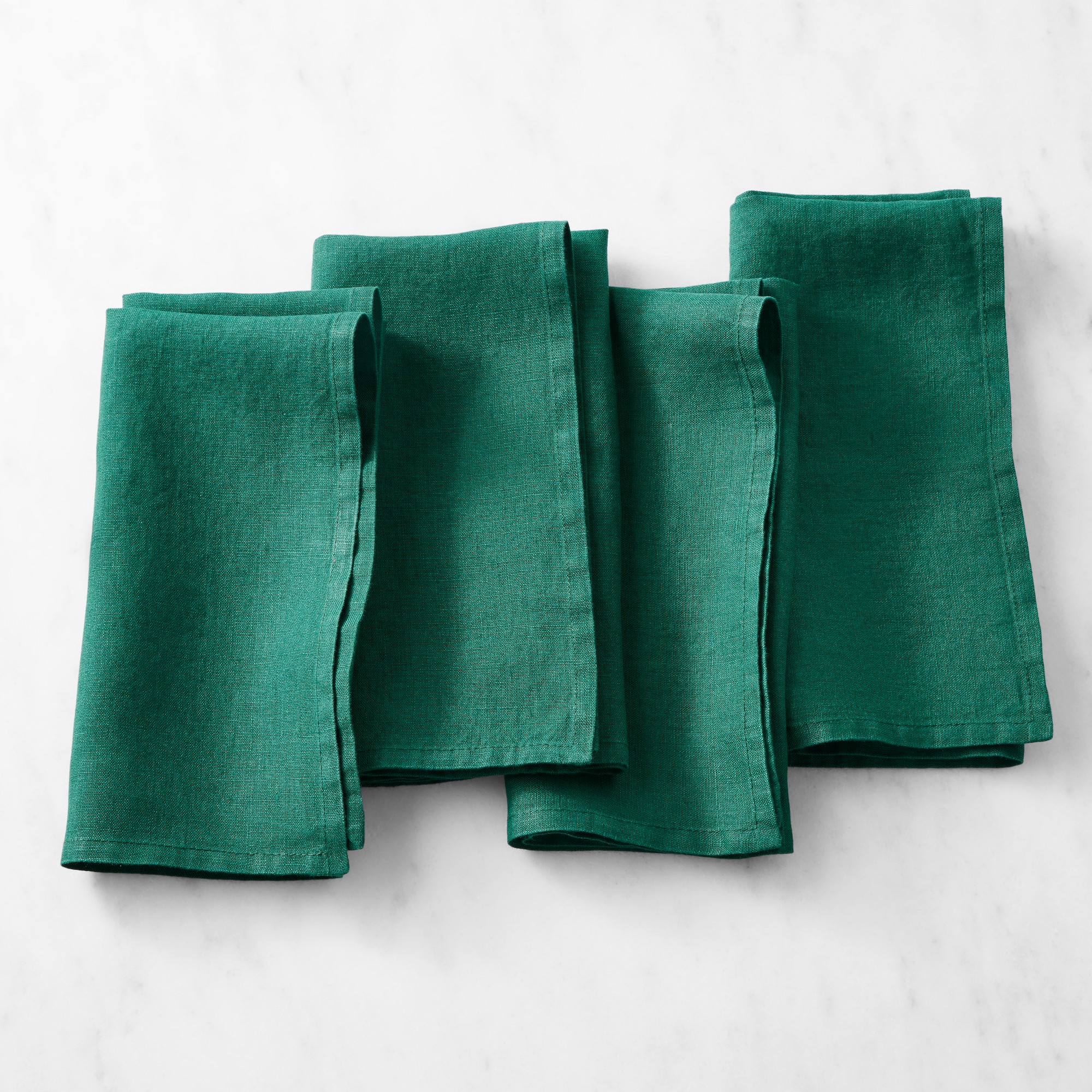 Italian Washed Linen Napkins, Set of 4