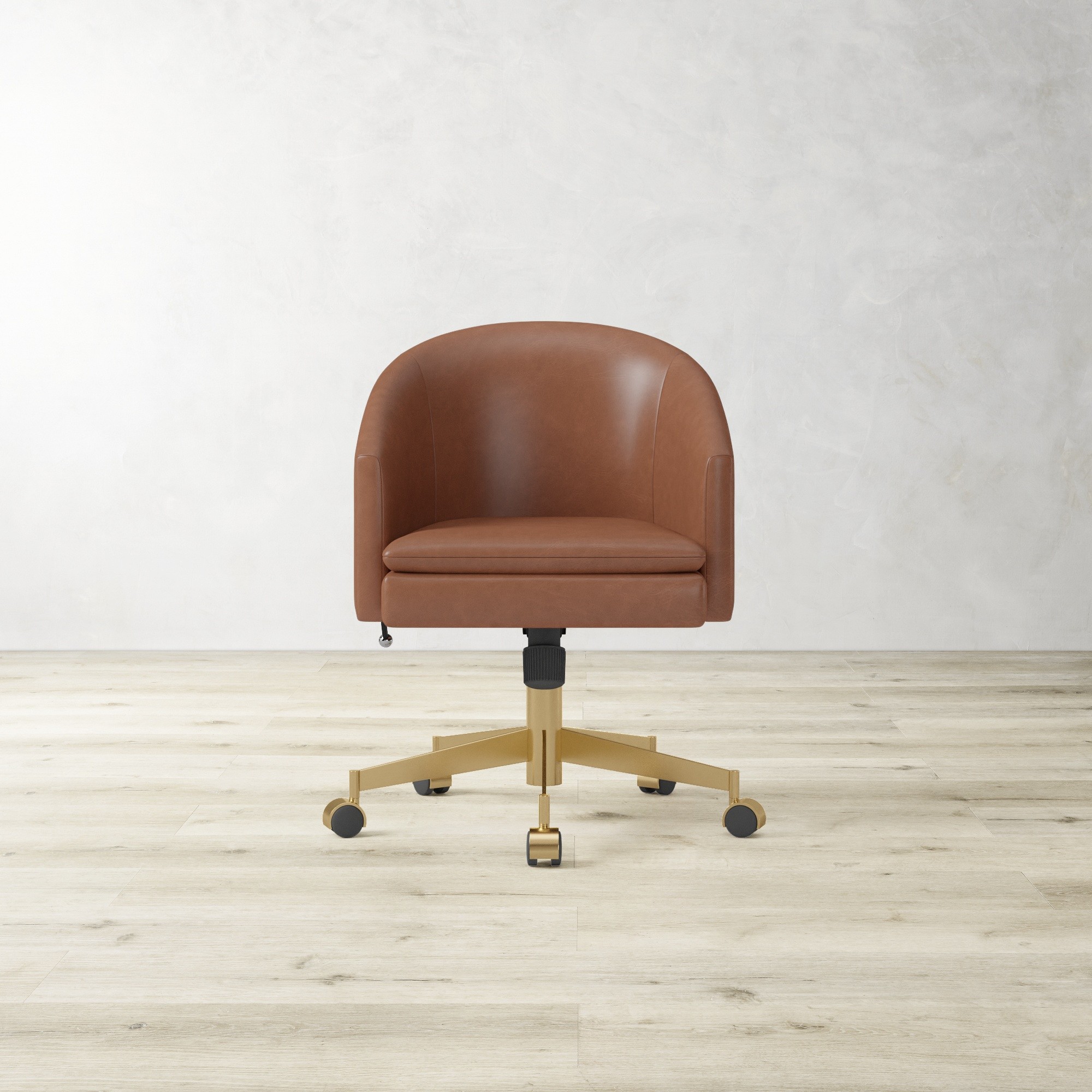 Chestnut Swivel Desk Chair