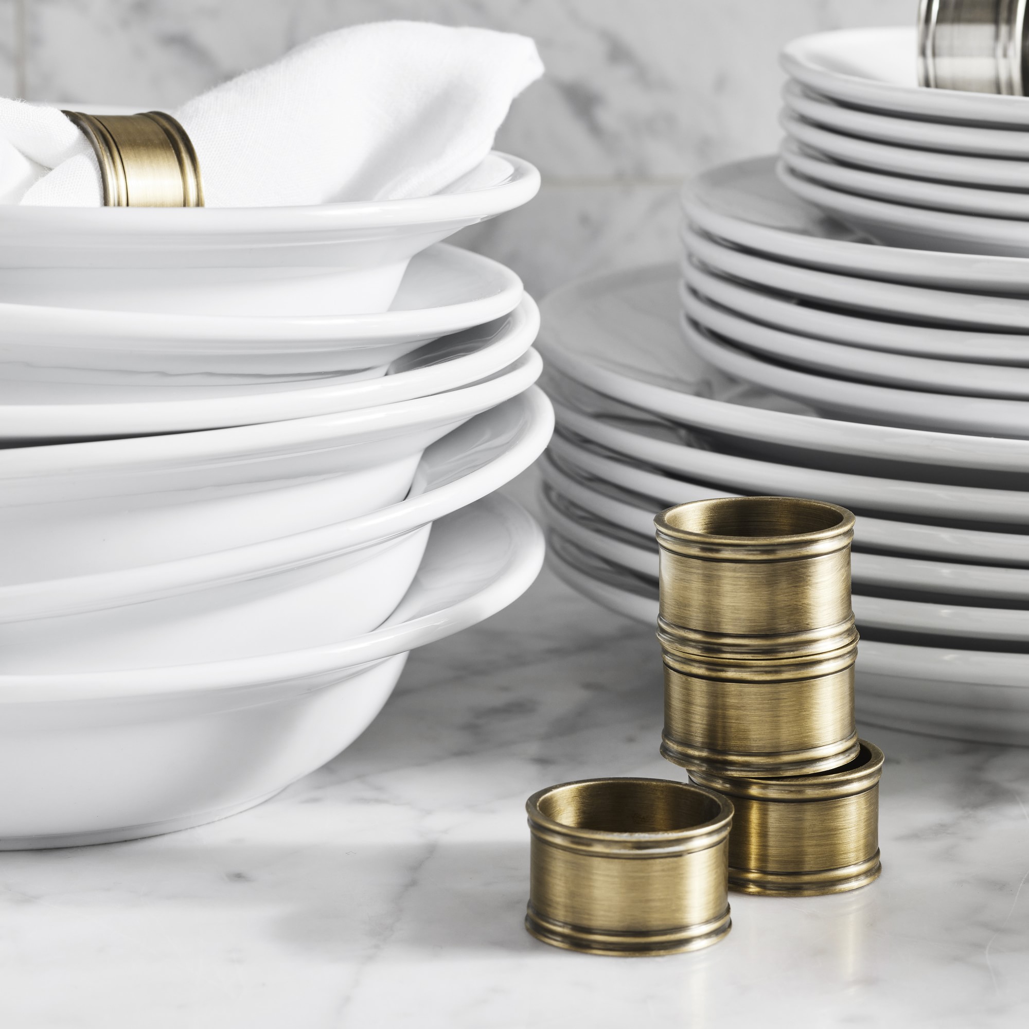 Williams Sonoma Pantry Napkin Rings, Set of 6