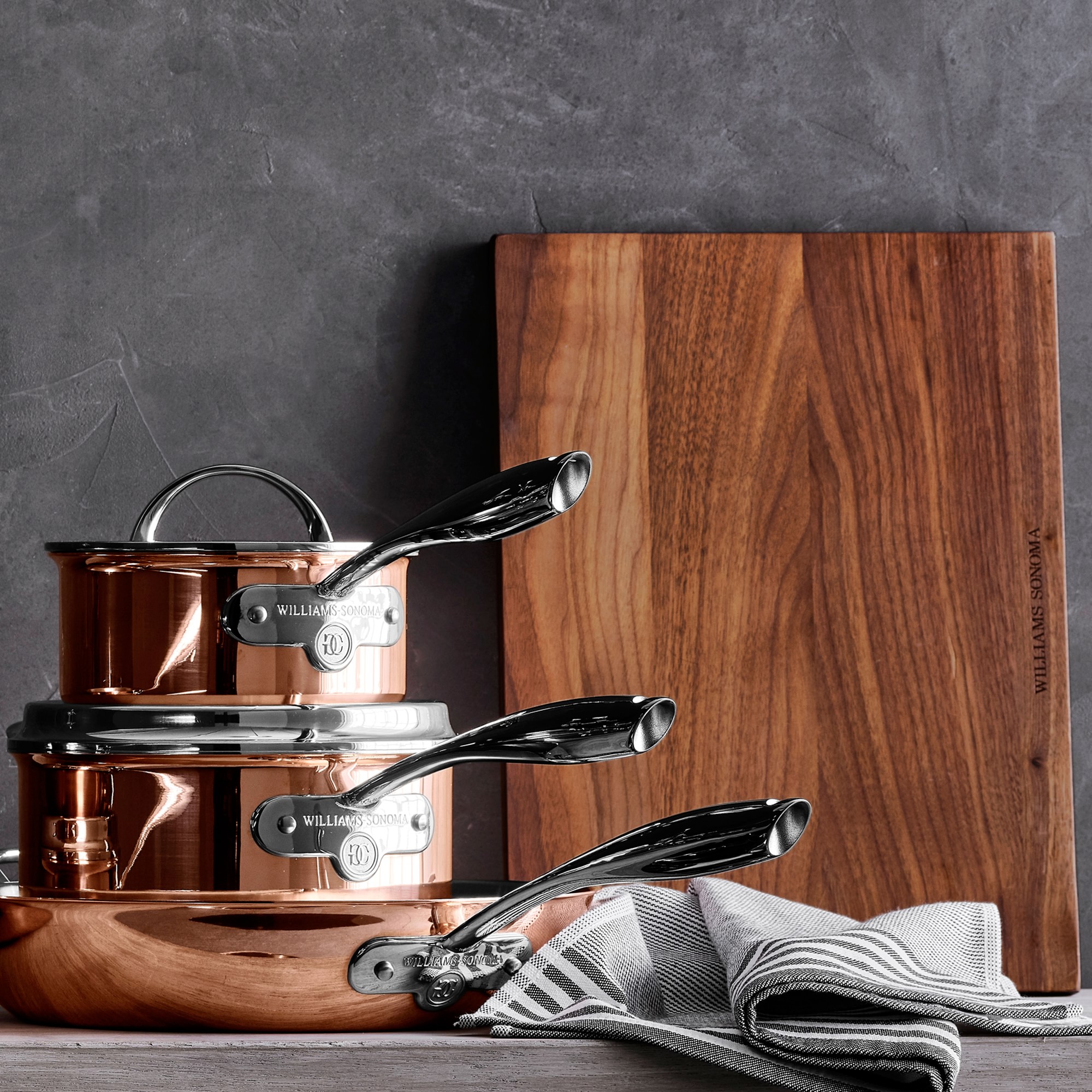 Williams Sonoma Signature Thermo-Clad™ Copper Fry Pan