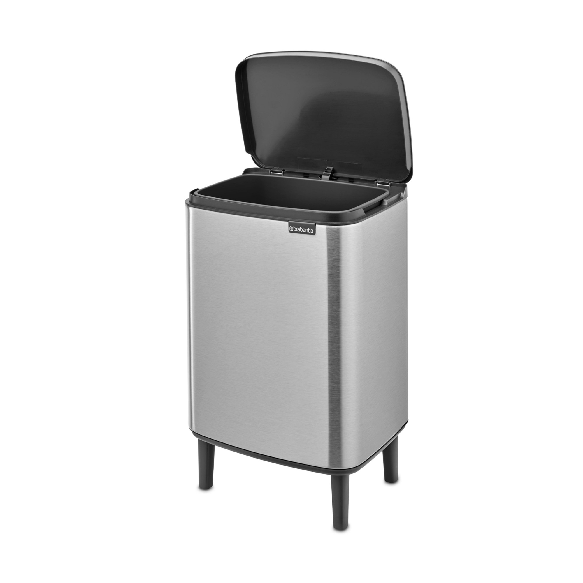 Brabantia Bo Hi Single Compartment Trash Can, 3.2-Gallon