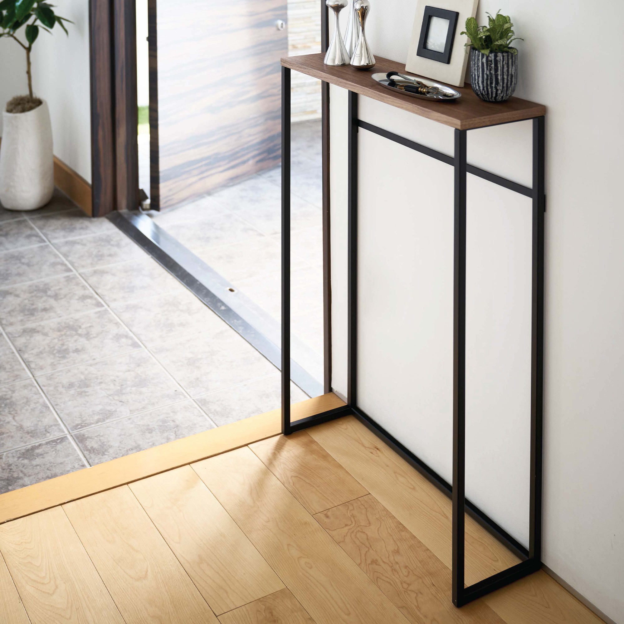 Yamazaki Home Narrow Entryway Console Table