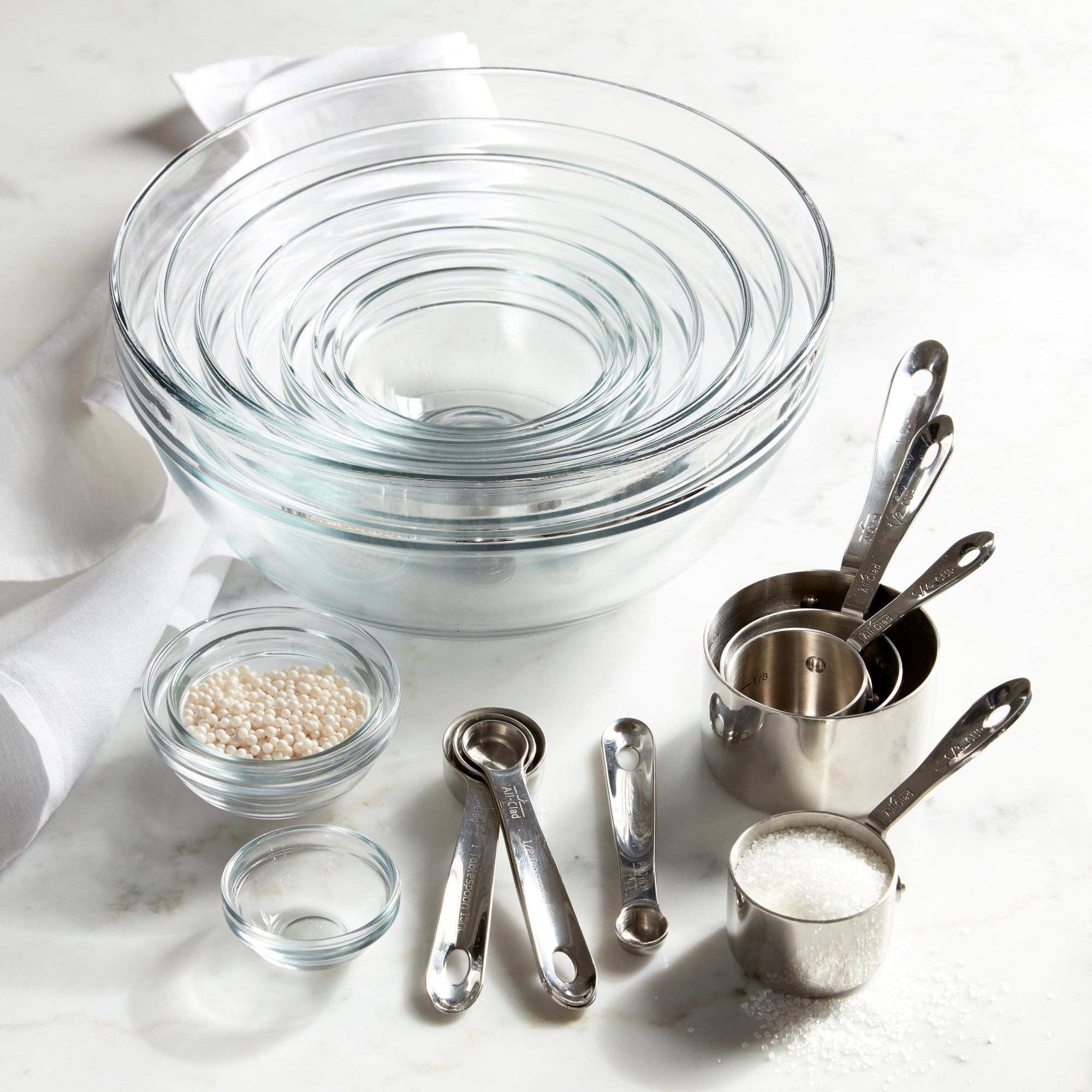 Glass Mixing Bowl 10-Piece Set
