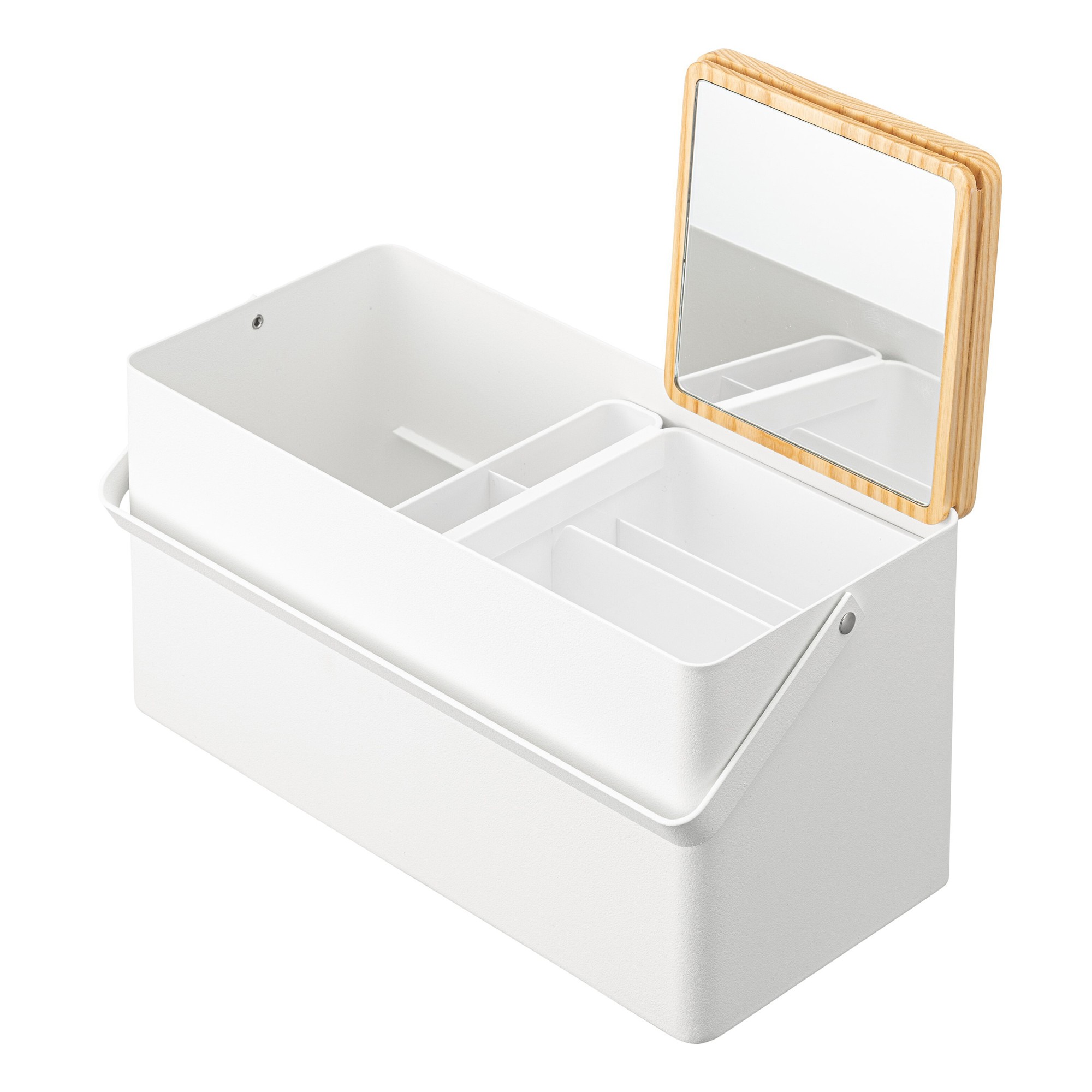 Yamazaki Home Makeup Organizer with Mirror