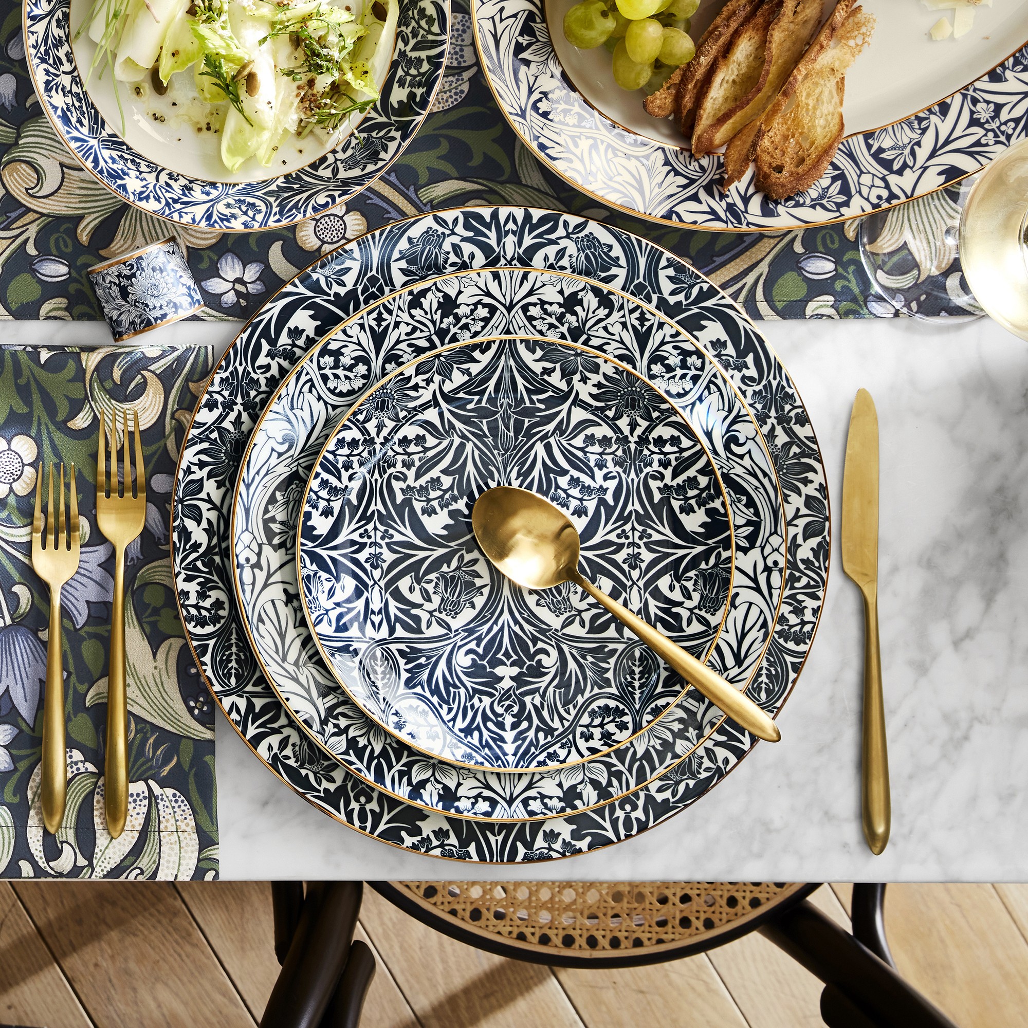 Morris & Co. x Williams Sonoma Bluebell Charger
