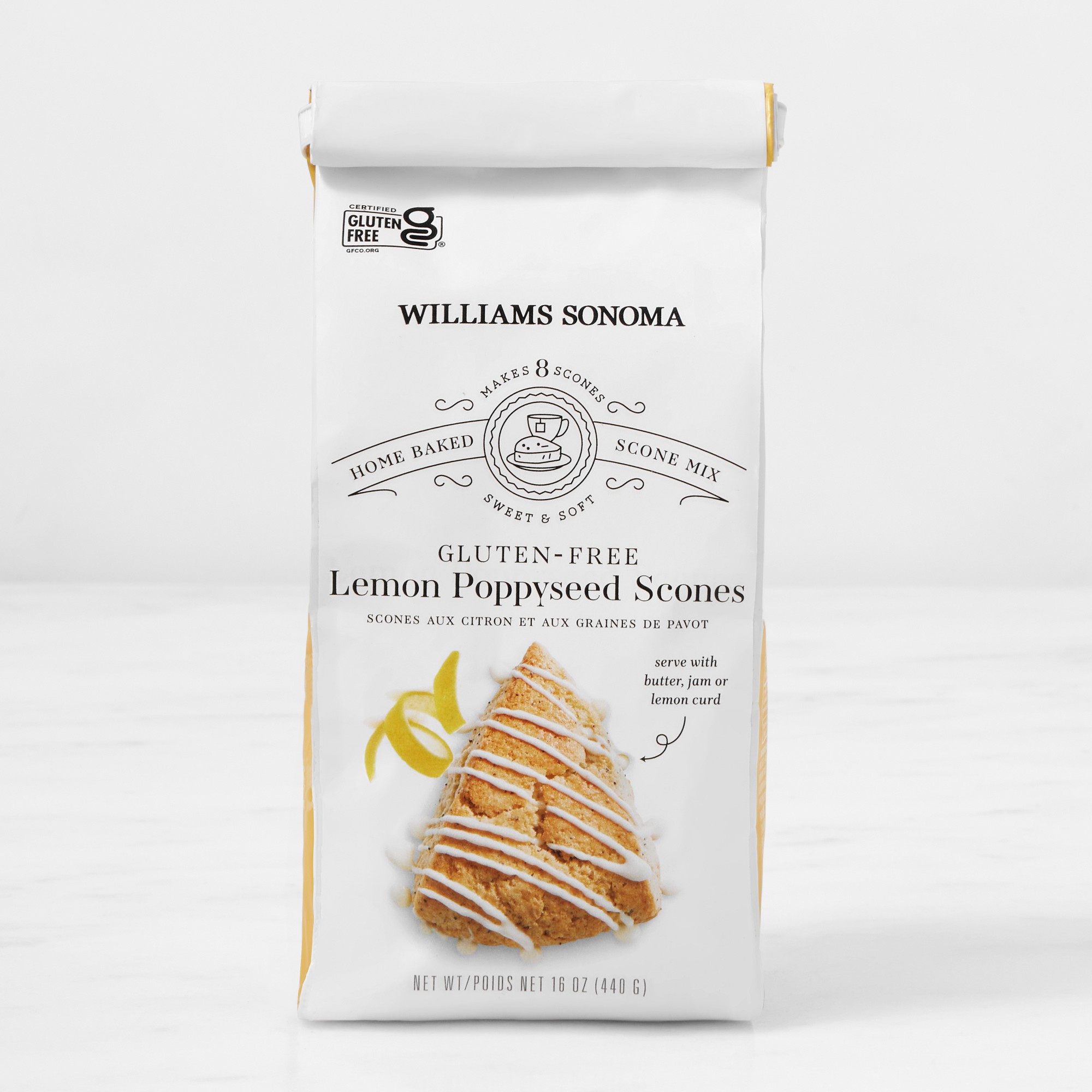 Williams Sonoma Gluten-Free Scone Mix, Lemon Poppyseed