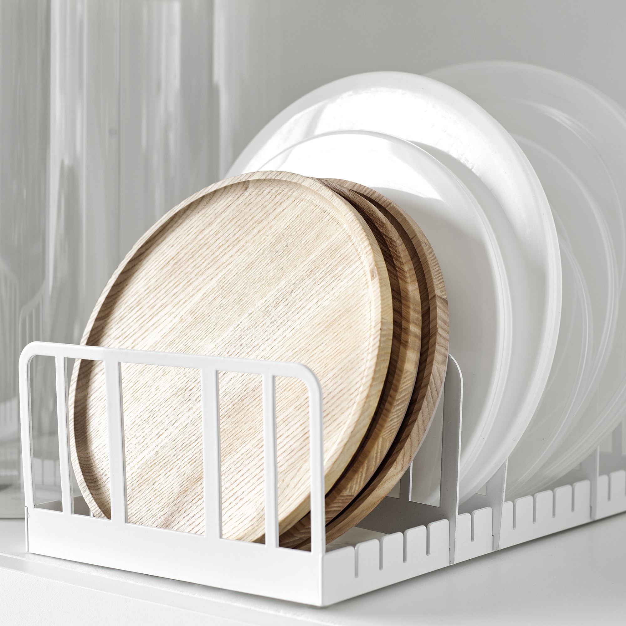 Hold Everything Metal Powder Coat Lid Organizer