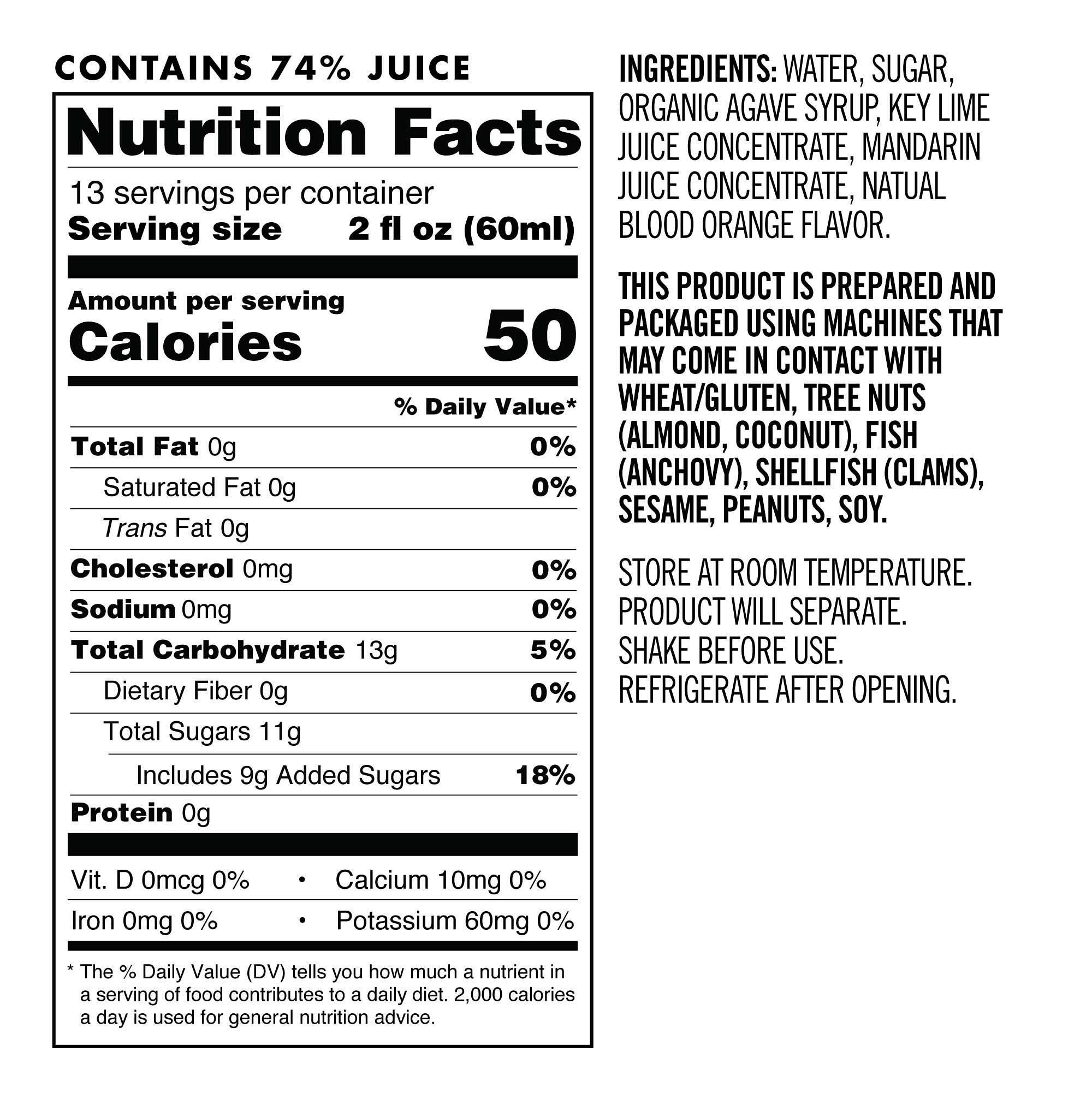 Casamigos x Williams Sonoma Cocktail Mix, Signature Margarita