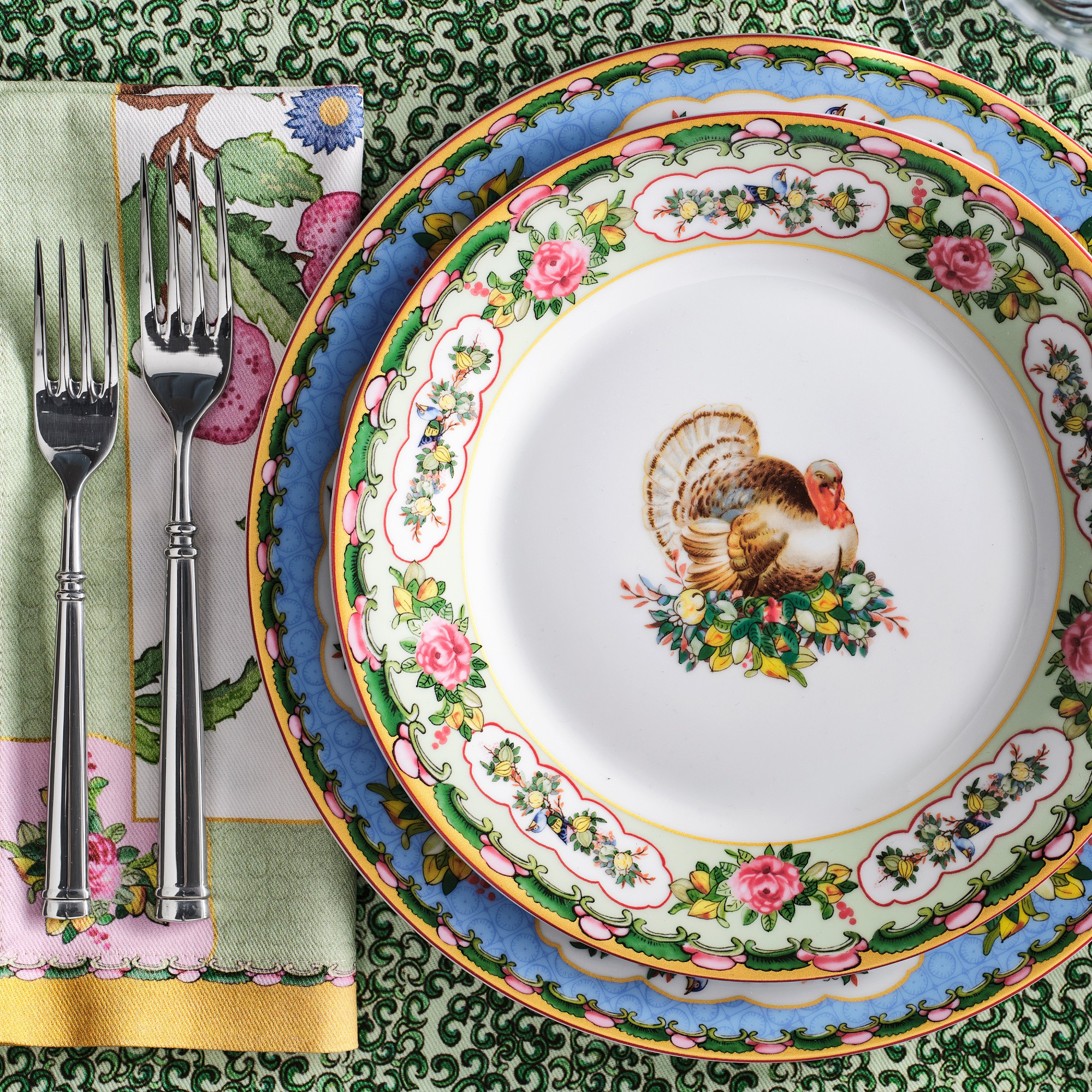Canton Rose Floral Placemat