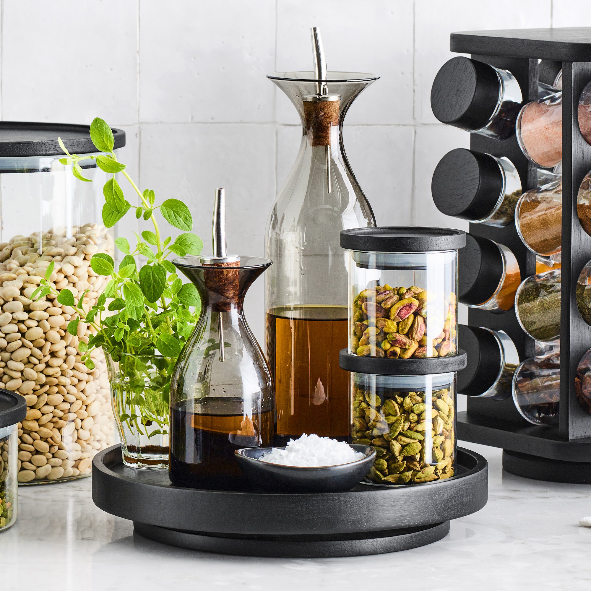 Hold Everything Stackable Spice Jars