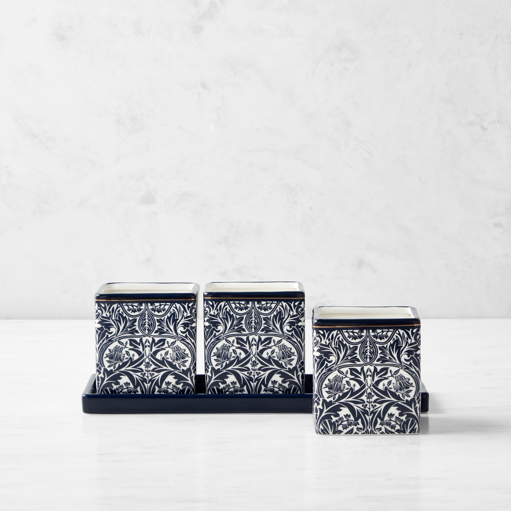 Morris & Co. x Williams Sonoma Bluebell Herb Planter Set