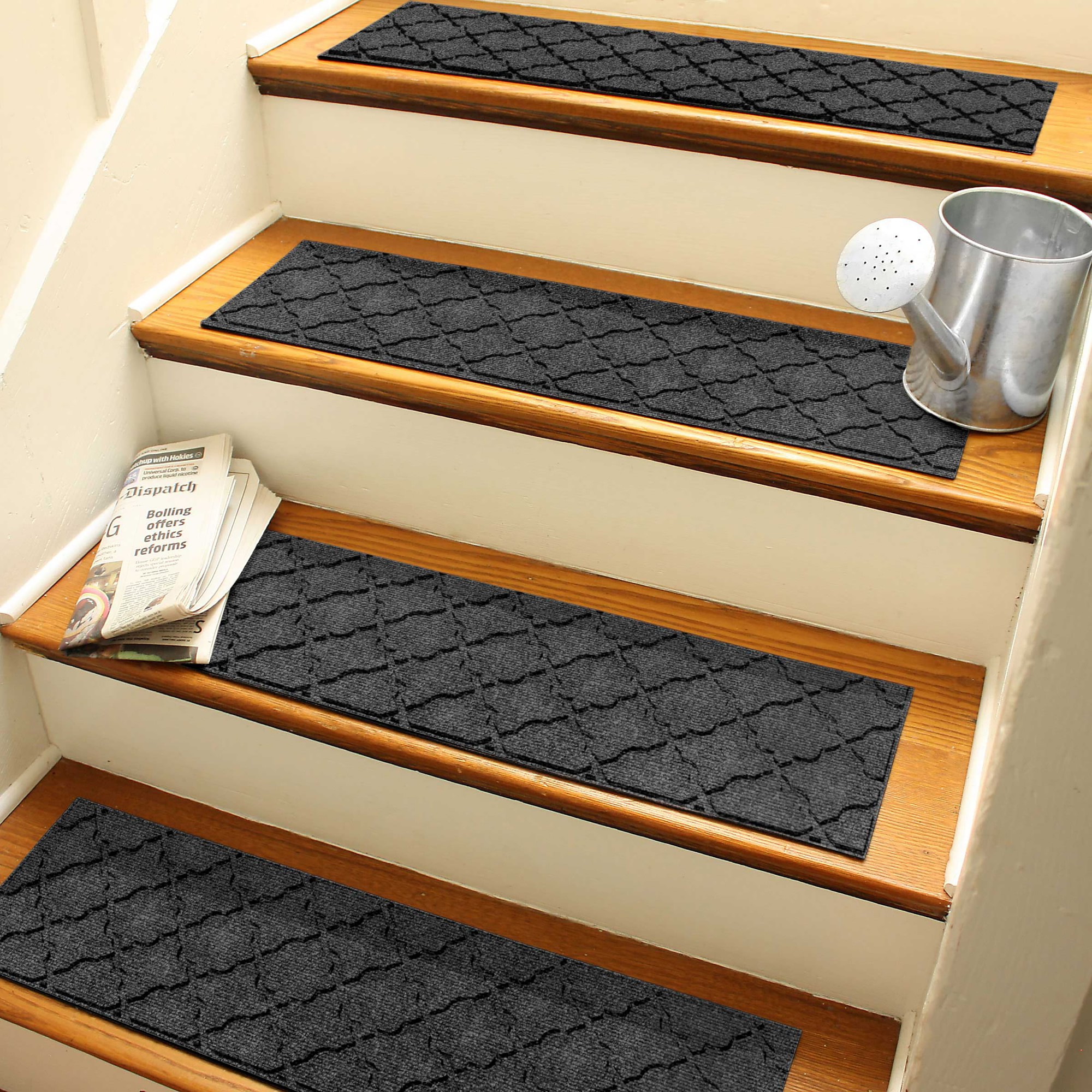 Waterhog Cordova Commercial Grade Indoor/Outdoor Stair Treads, Set of 4