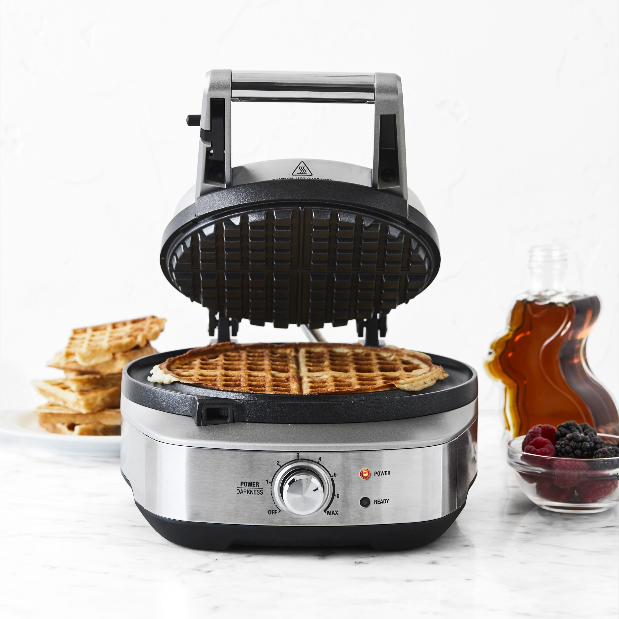 Breville No-Mess Waffle® Classic Round Waffle Maker
