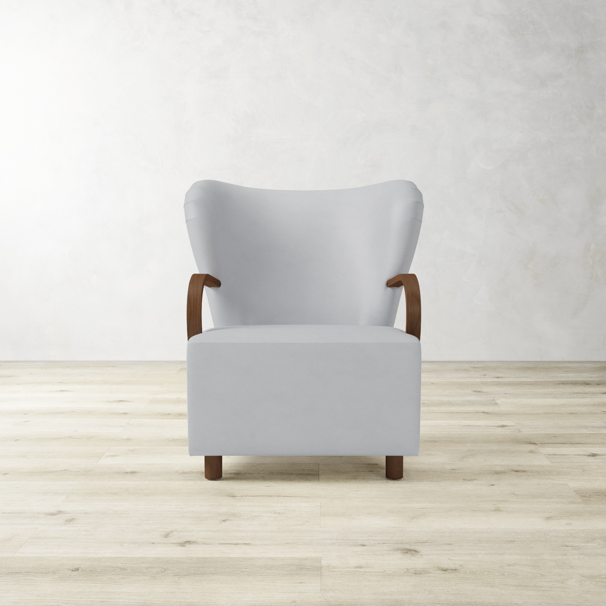 Corban Bentwood Upholstered Occasional Chair
