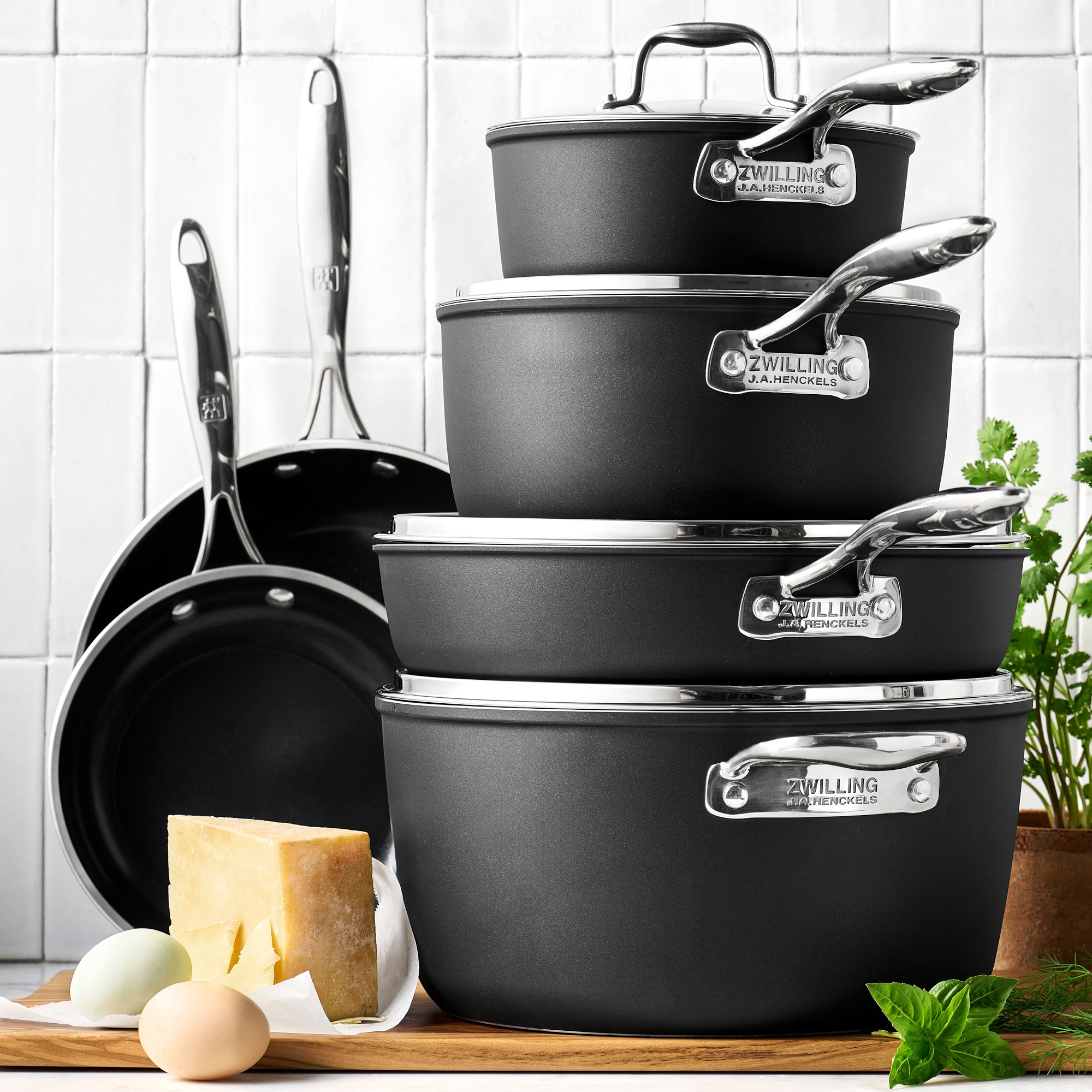 Zwilling Forte Plus Ceramic Nonstick 10-Piece Cookware Set