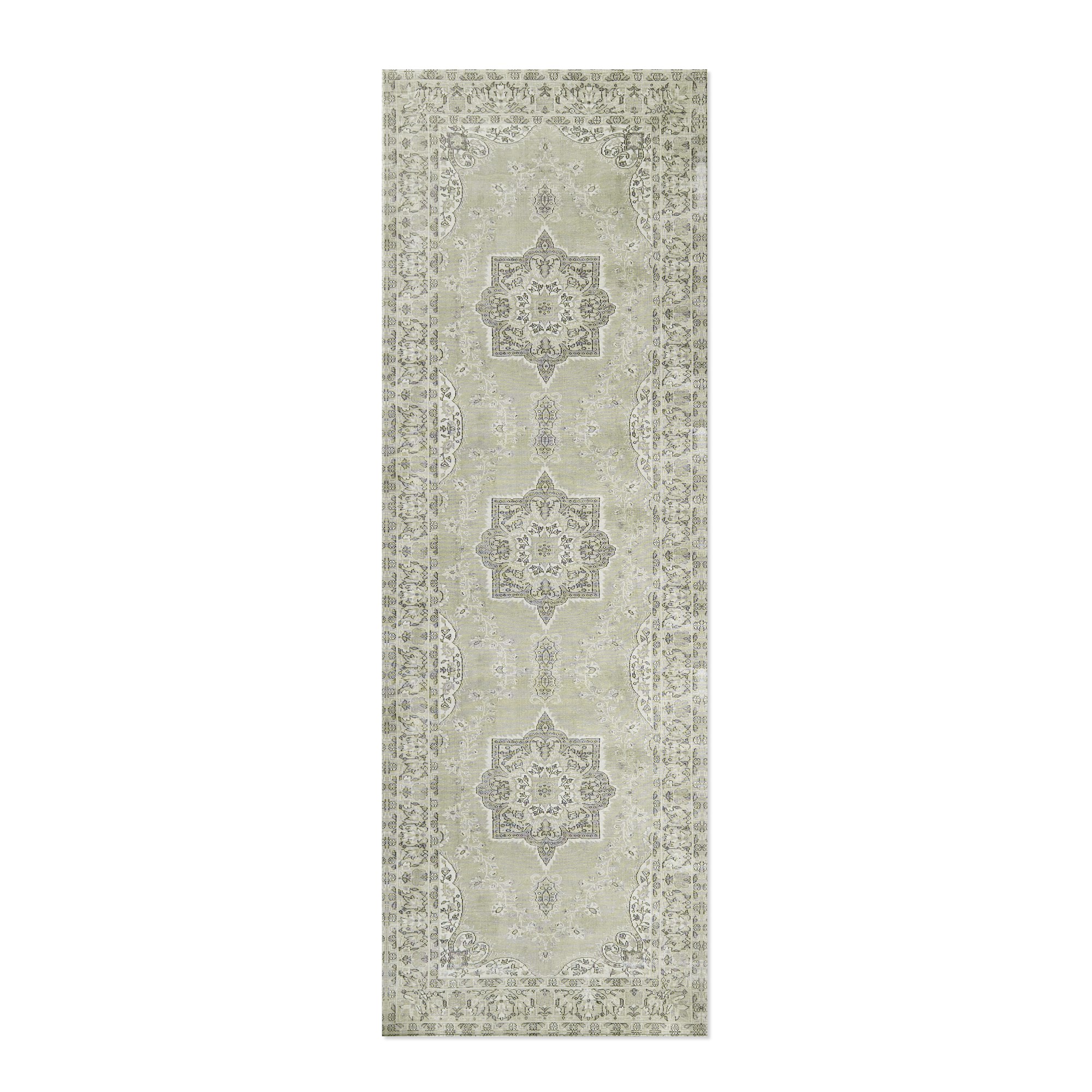 Williams Sonoma Faux Knotted Rug Comfort Mat, Gray