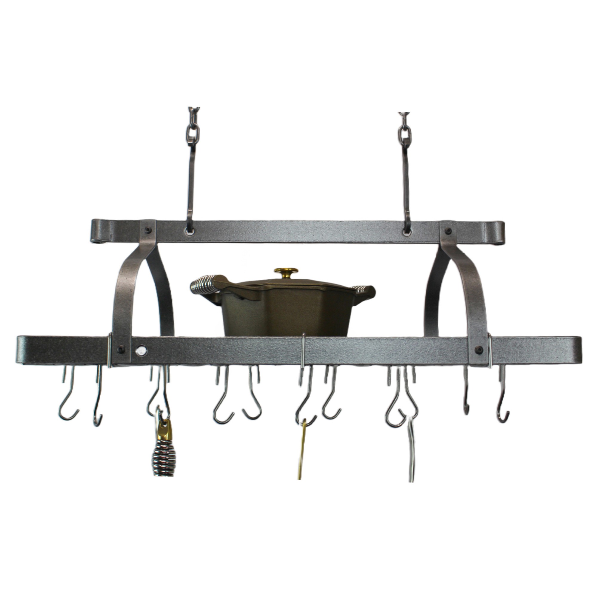 Enclume Grande Cuisine Rectangular Ceiling Pot Rack