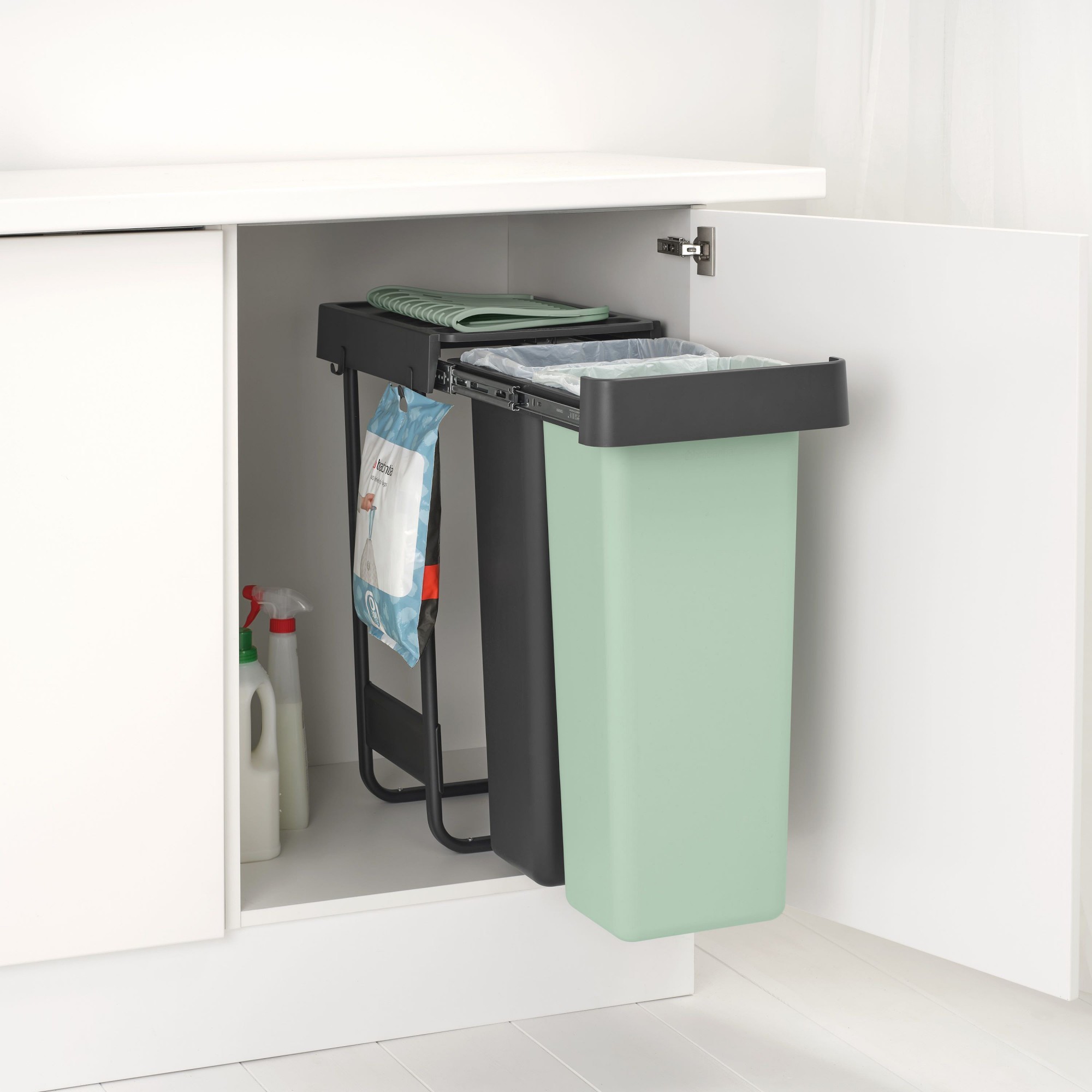 Brabantia Sort & Go In-Cabinet Bin, 2 x 30L
