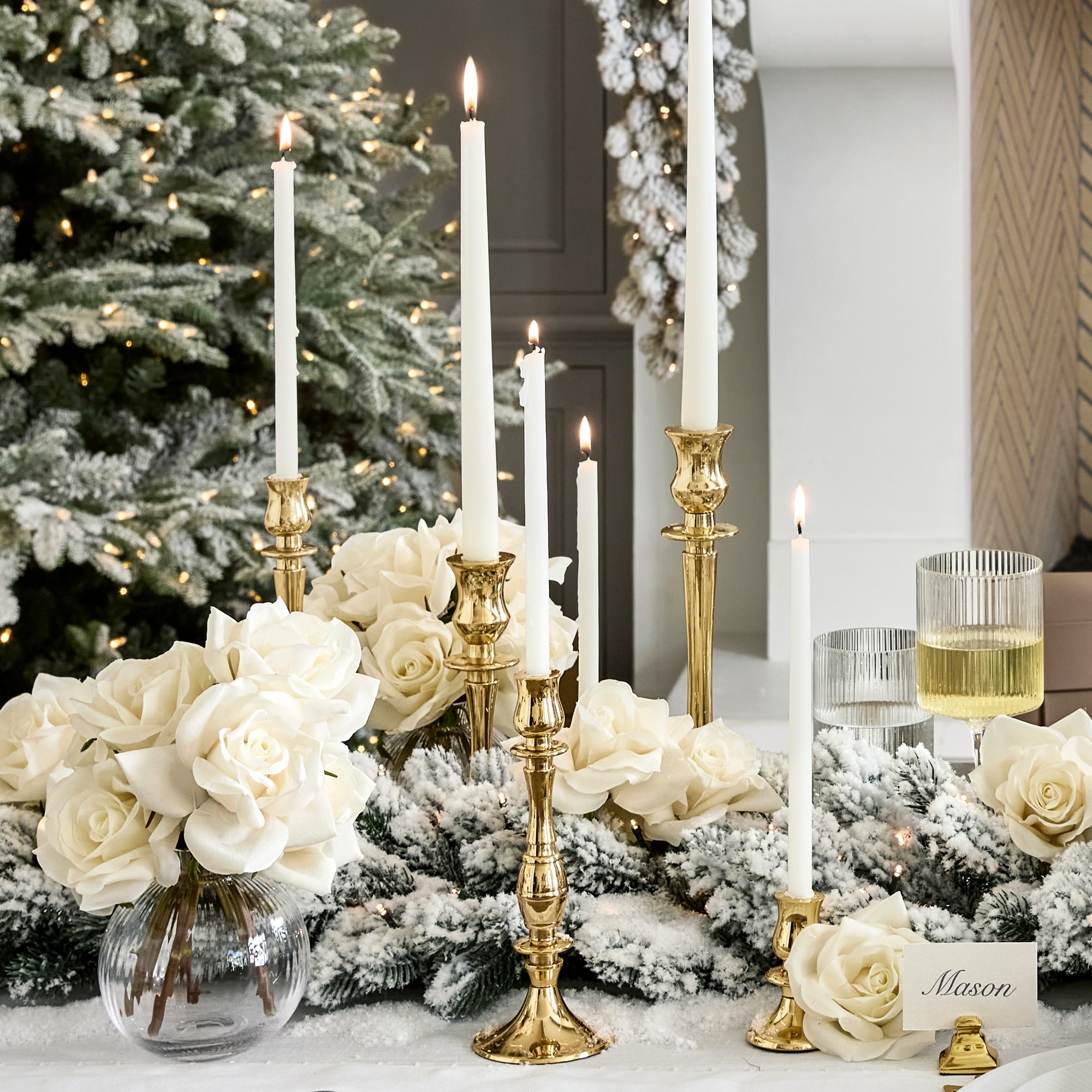 Heirloom Gold Tiny Taper Holders