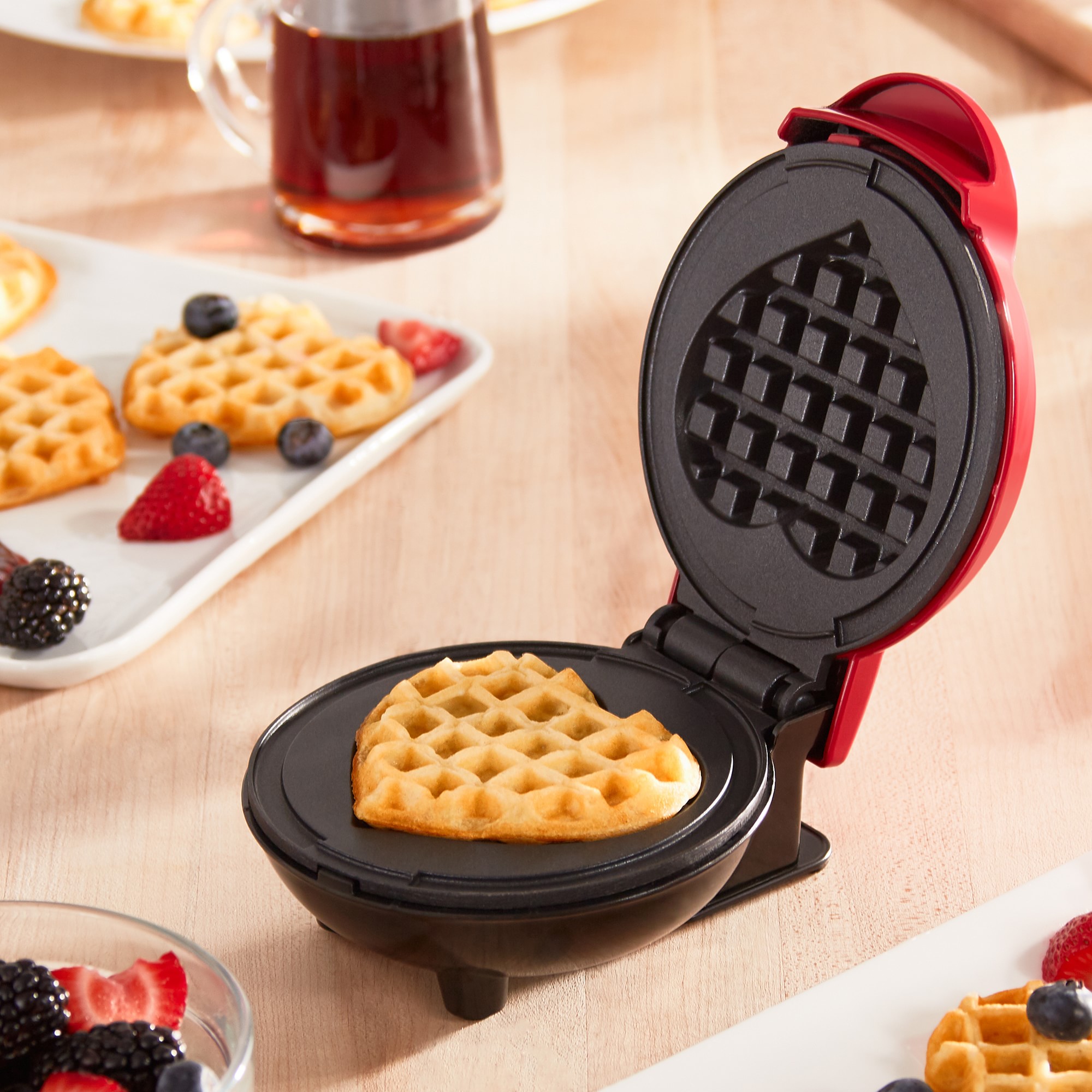 Dash Mini Design Heart Waffle Maker