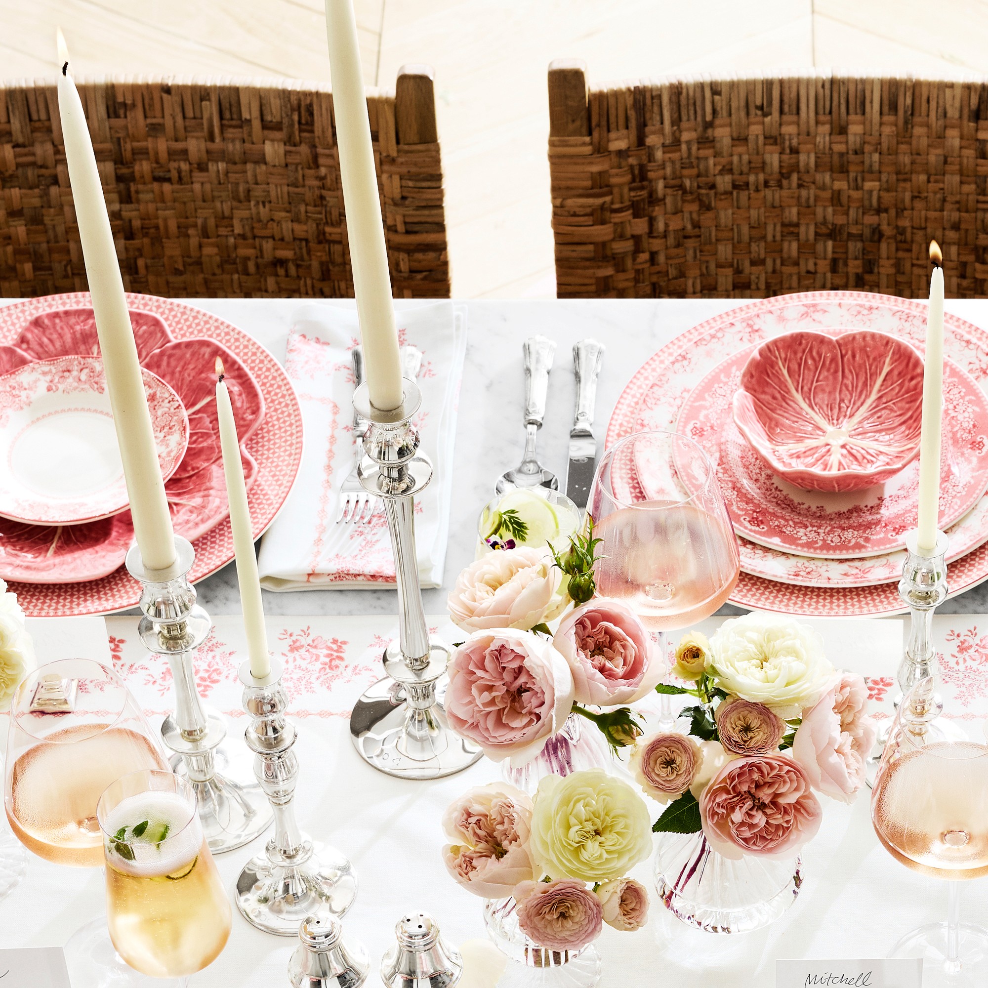 English Floral Napkins, Set of 4