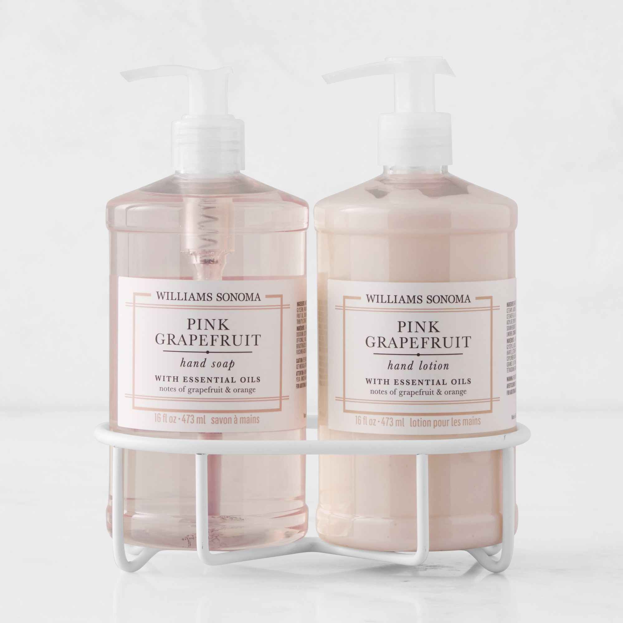 Williams Sonoma Pink Grapefruit Soap & Lotion 3-Piece Set