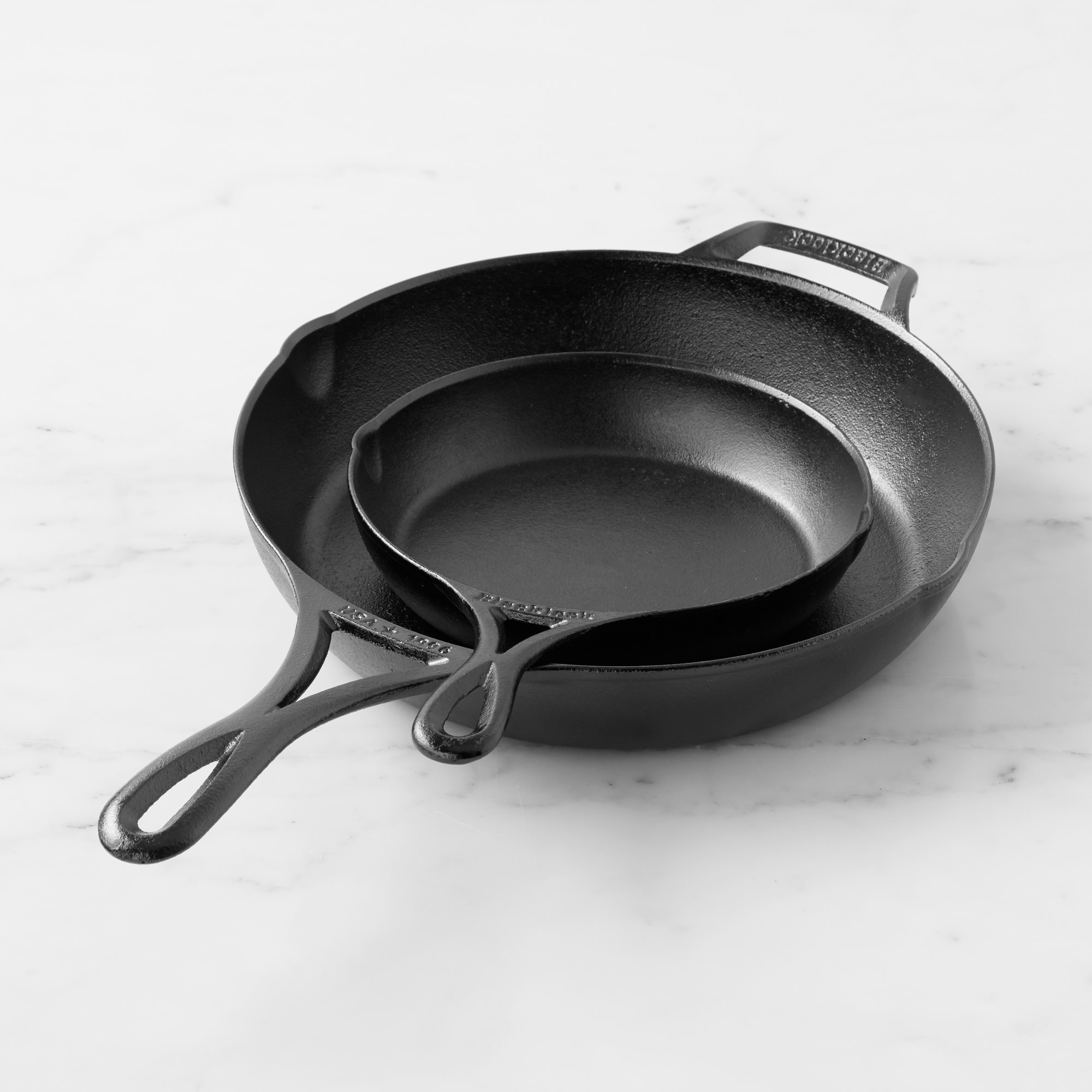 Lodge Blacklock Triple Seasoned Cast Iron Skillet Set