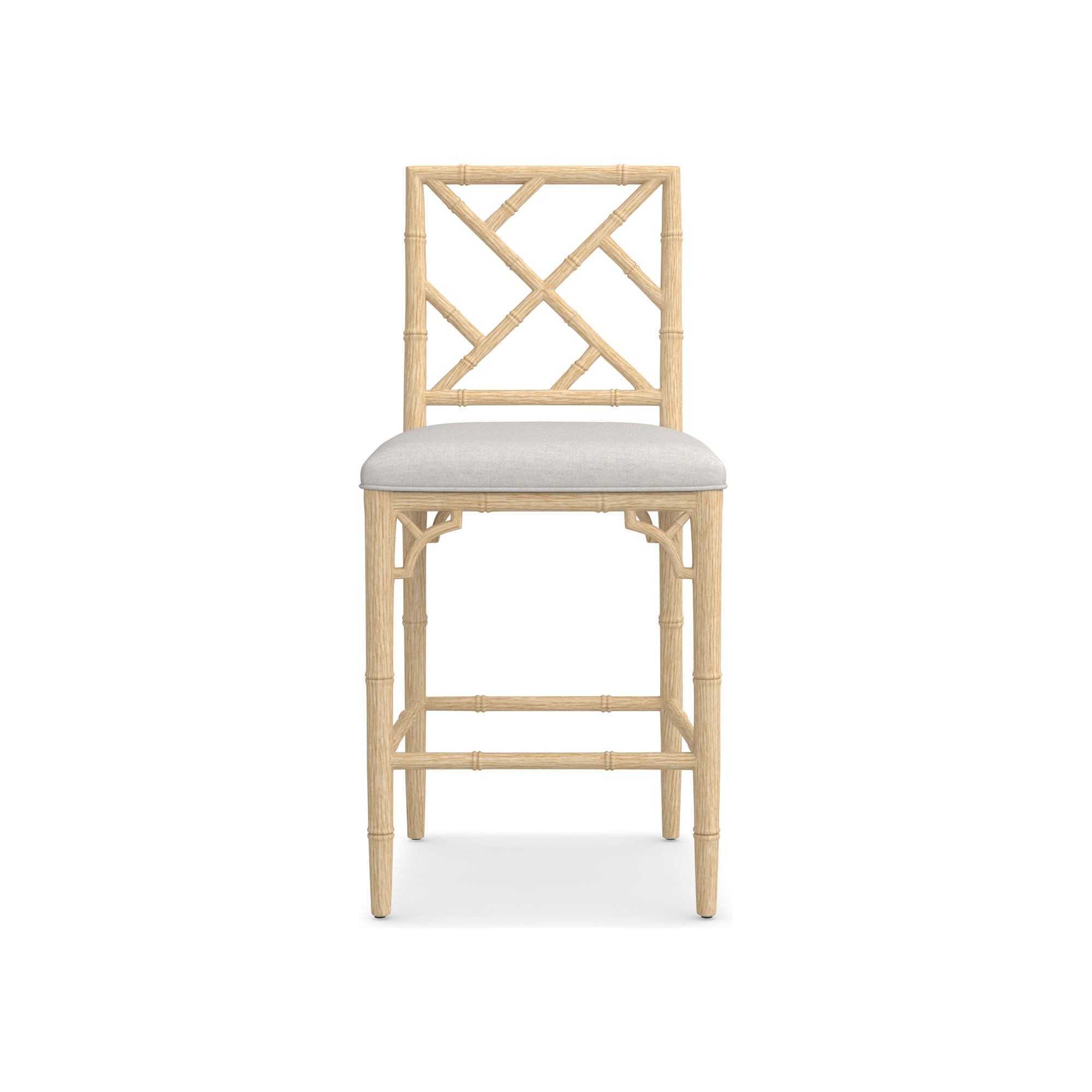 Chippendale Upholstered Bistro Counter Stool