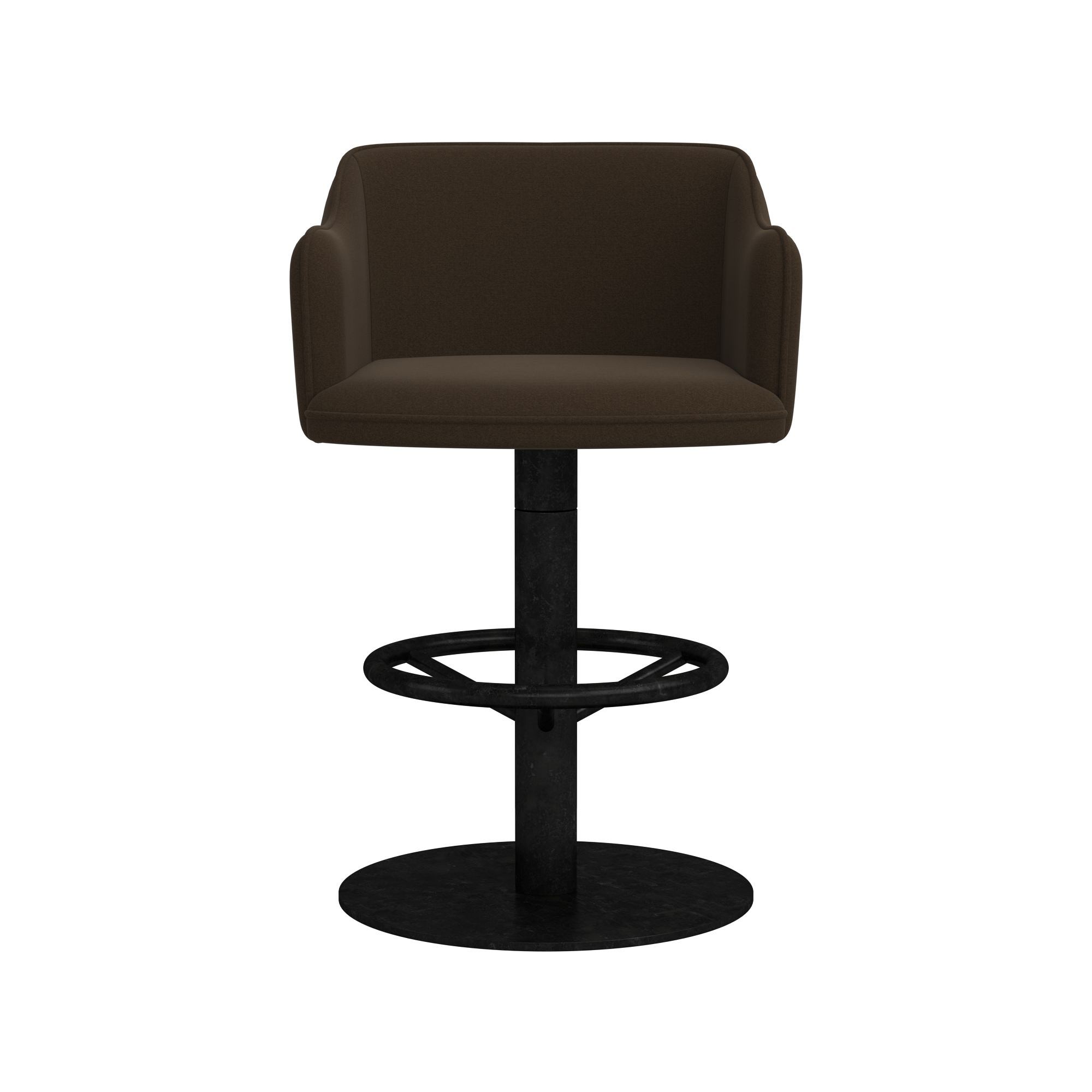 Harding Upholstered Pedestal Counter  & Bar Stool