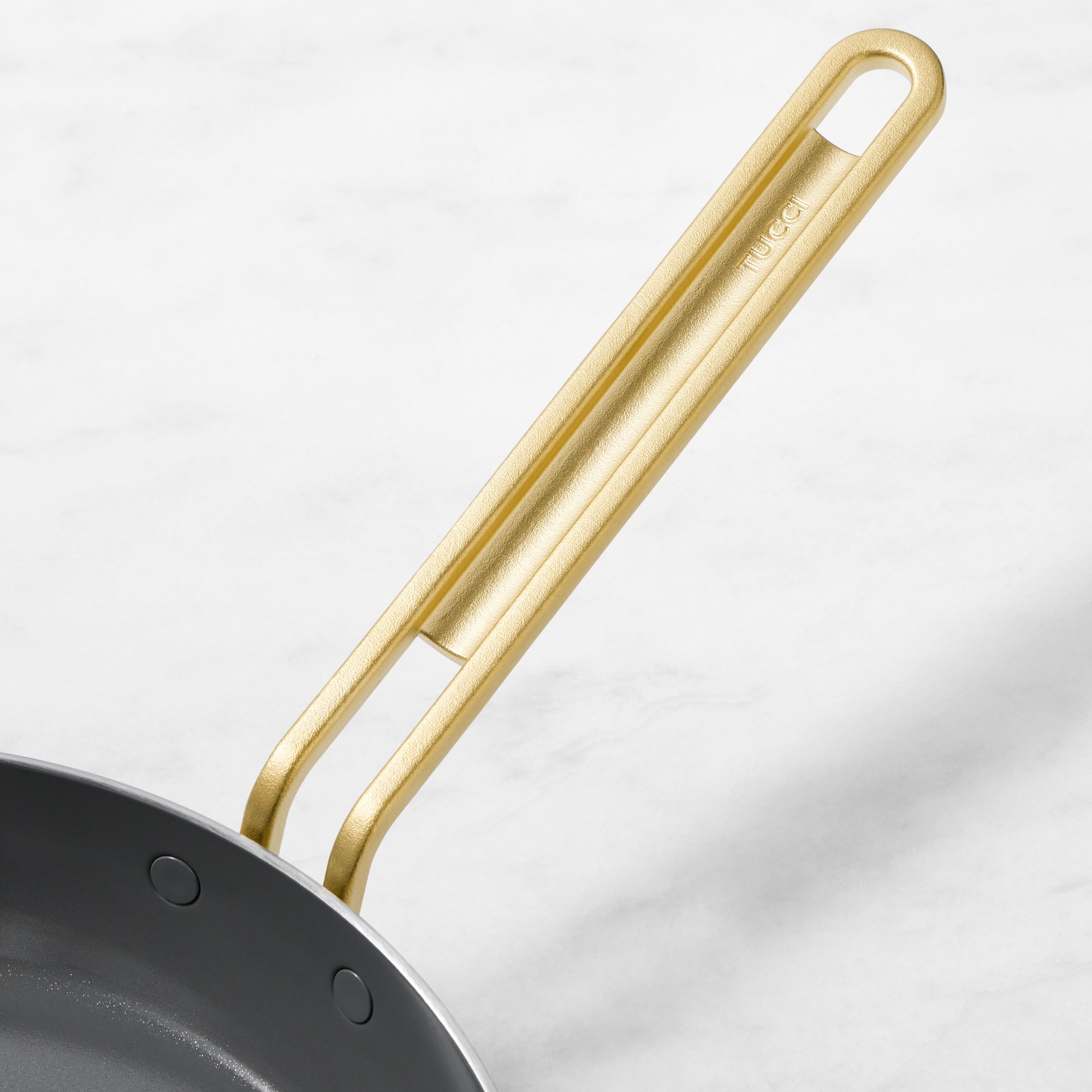 GreenPan™ Stanley Tucci™ Stainless-Steel Ceramic Nonstick Covered Fry Pan, 12