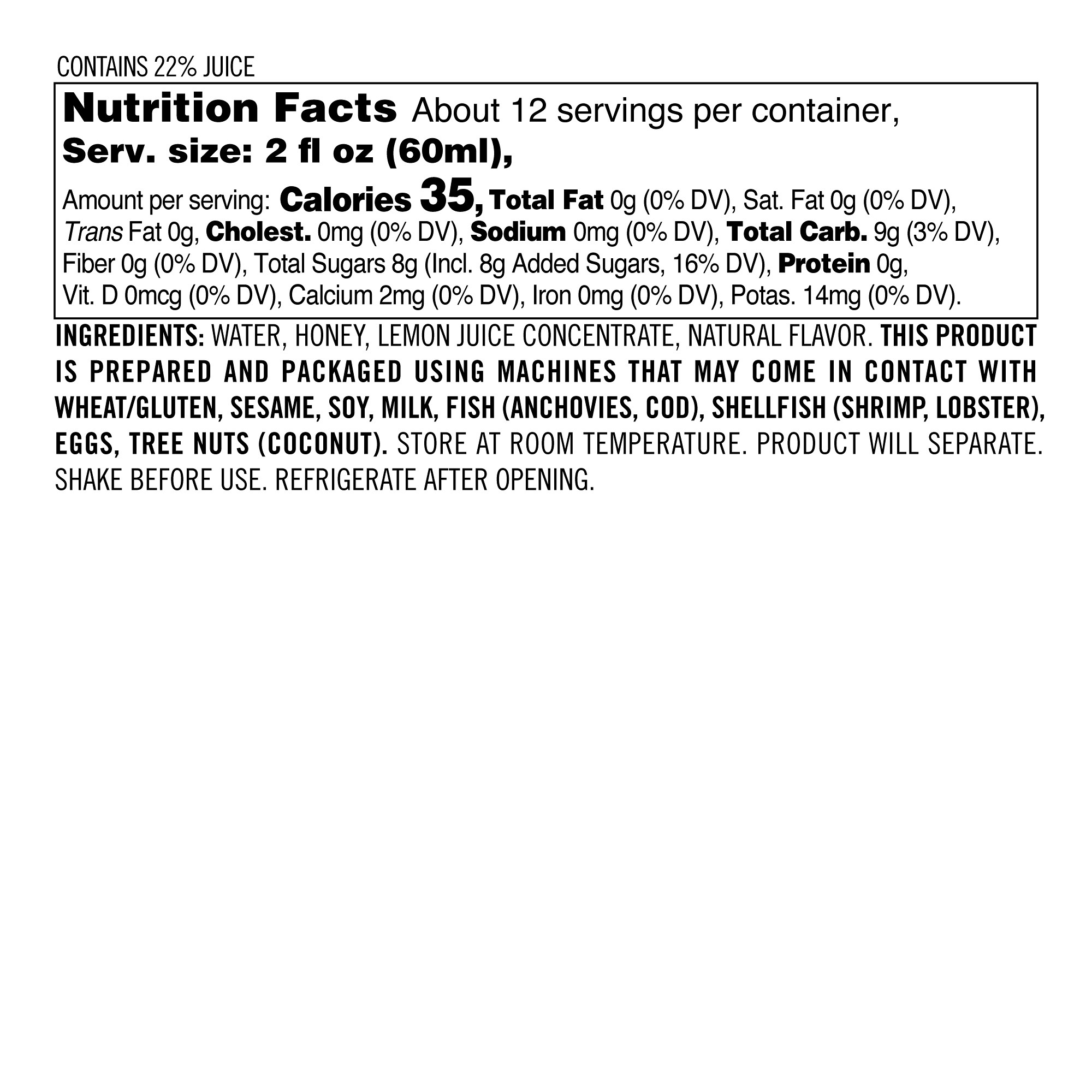 Bees Knees Cocktail Mix