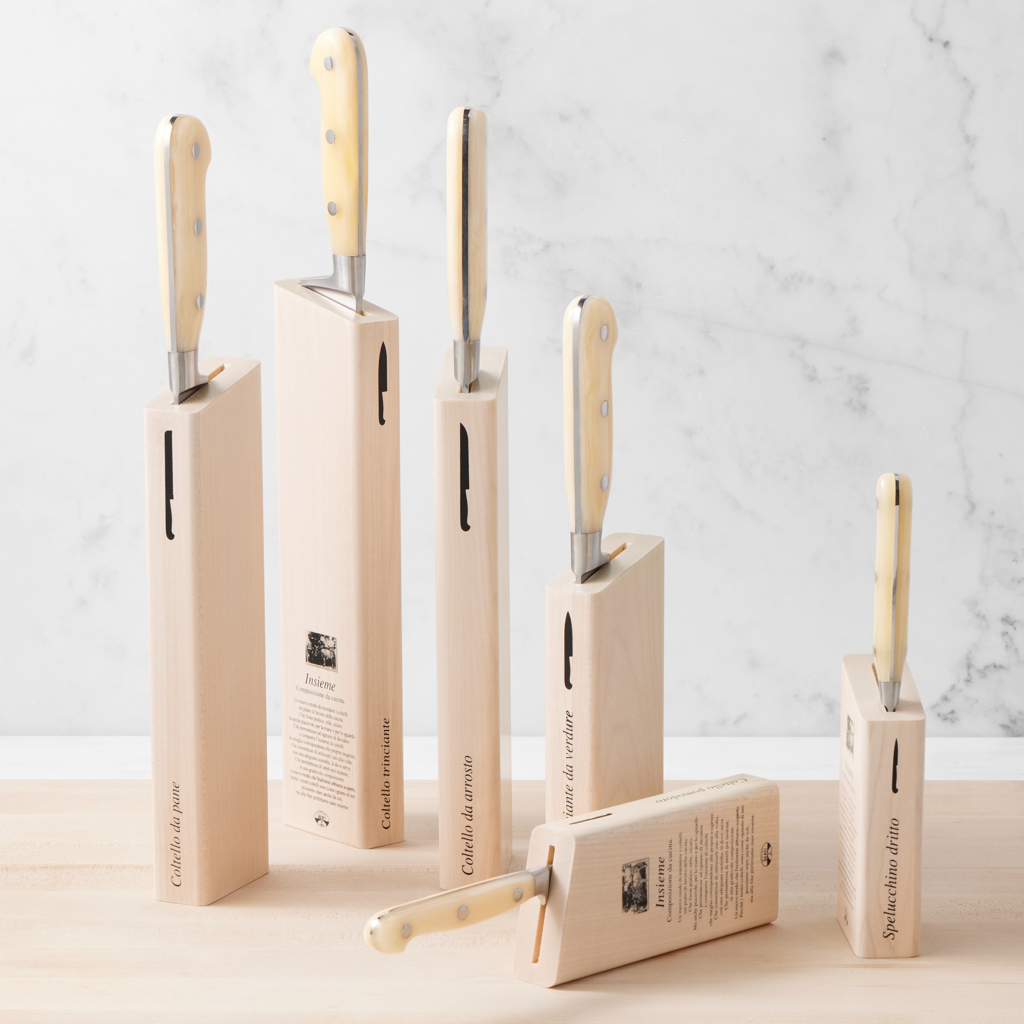 Berti Intero Knife Block, Set of 6
