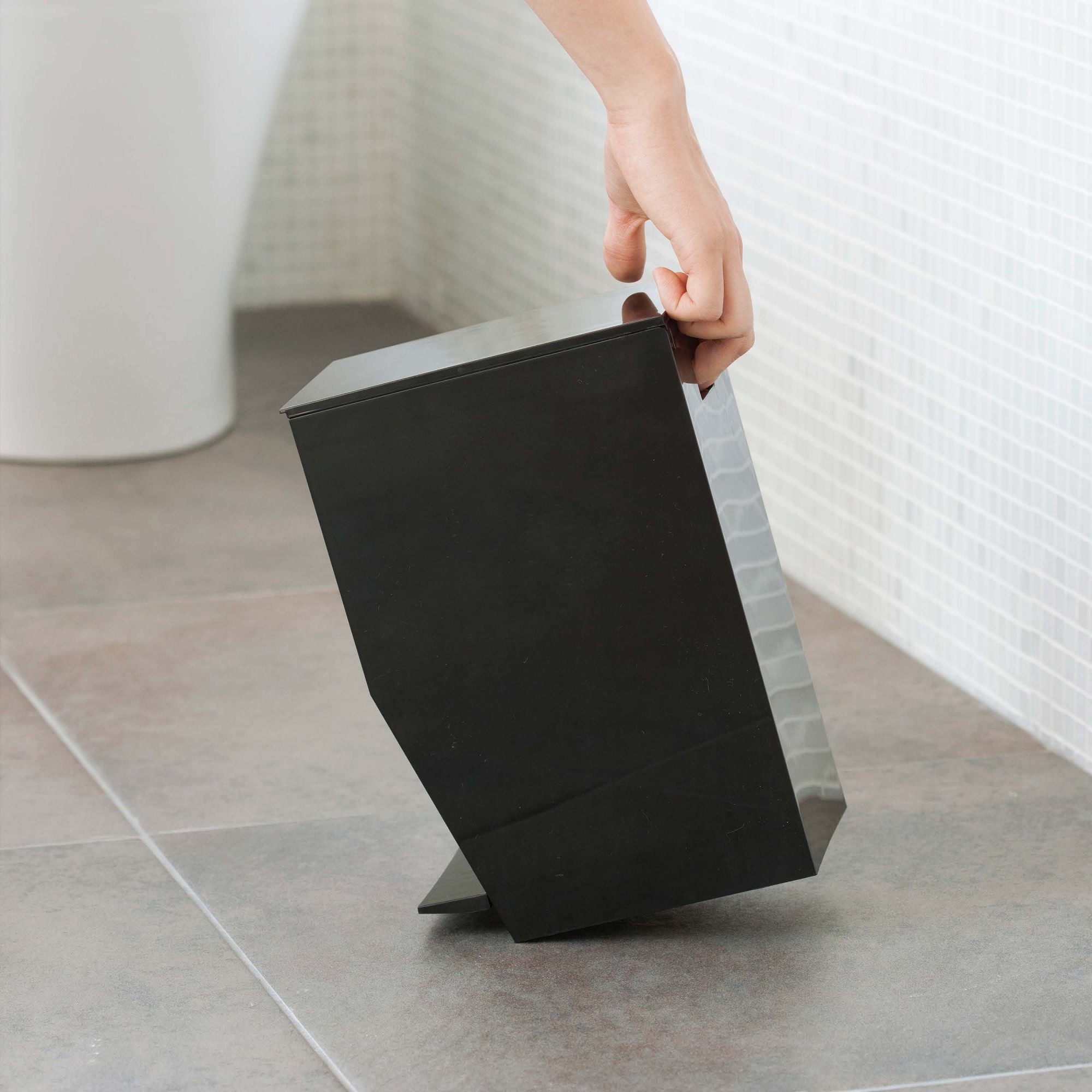 Yamazaki Home Tower Step Trash Can