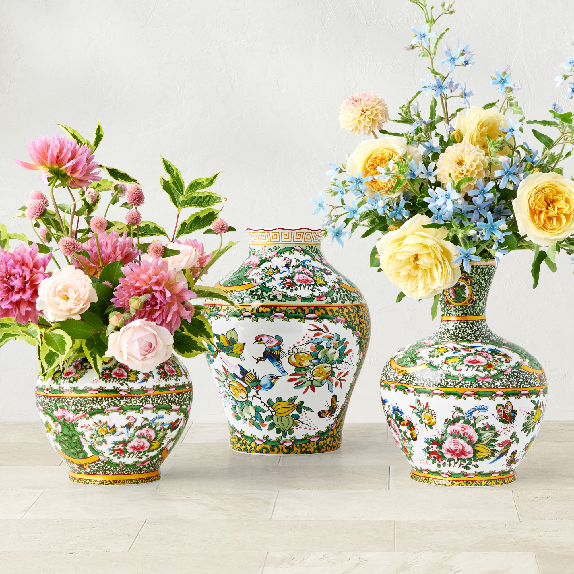 Famille Rose Vase, Small