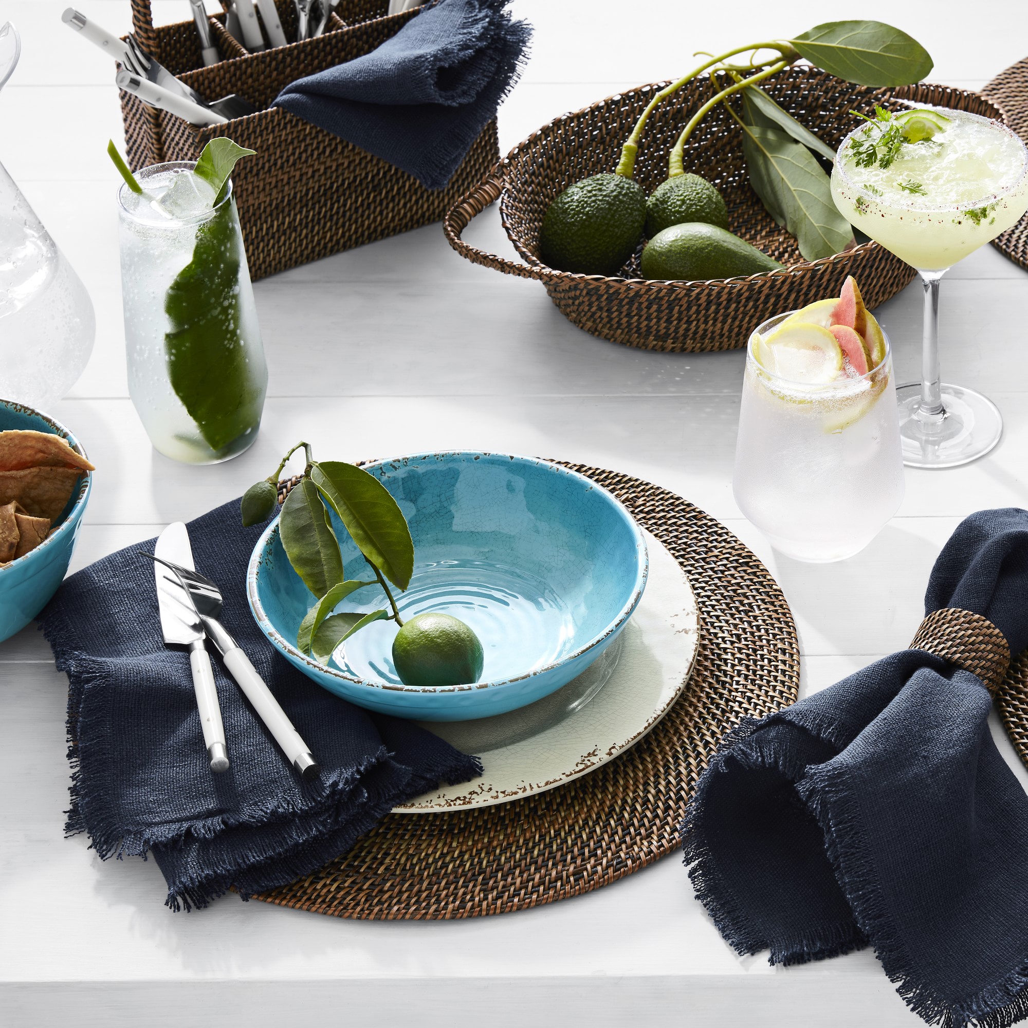 Nito Napkin Rings, Set of 4