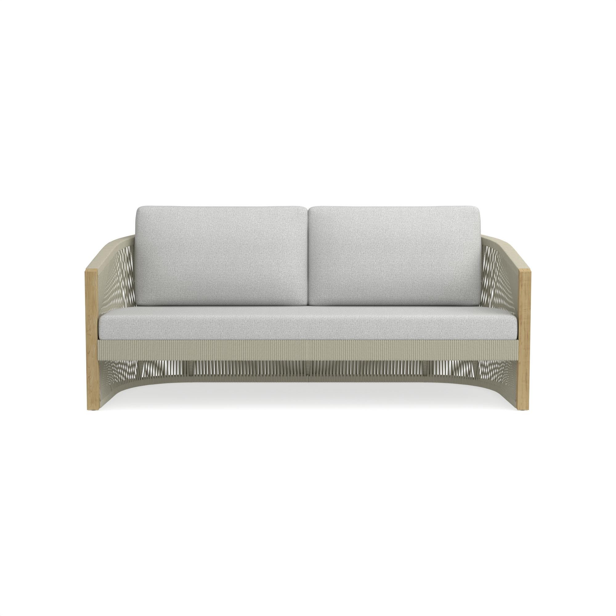 Pasadena Outdoor Teak and Rope Sofa Cushions