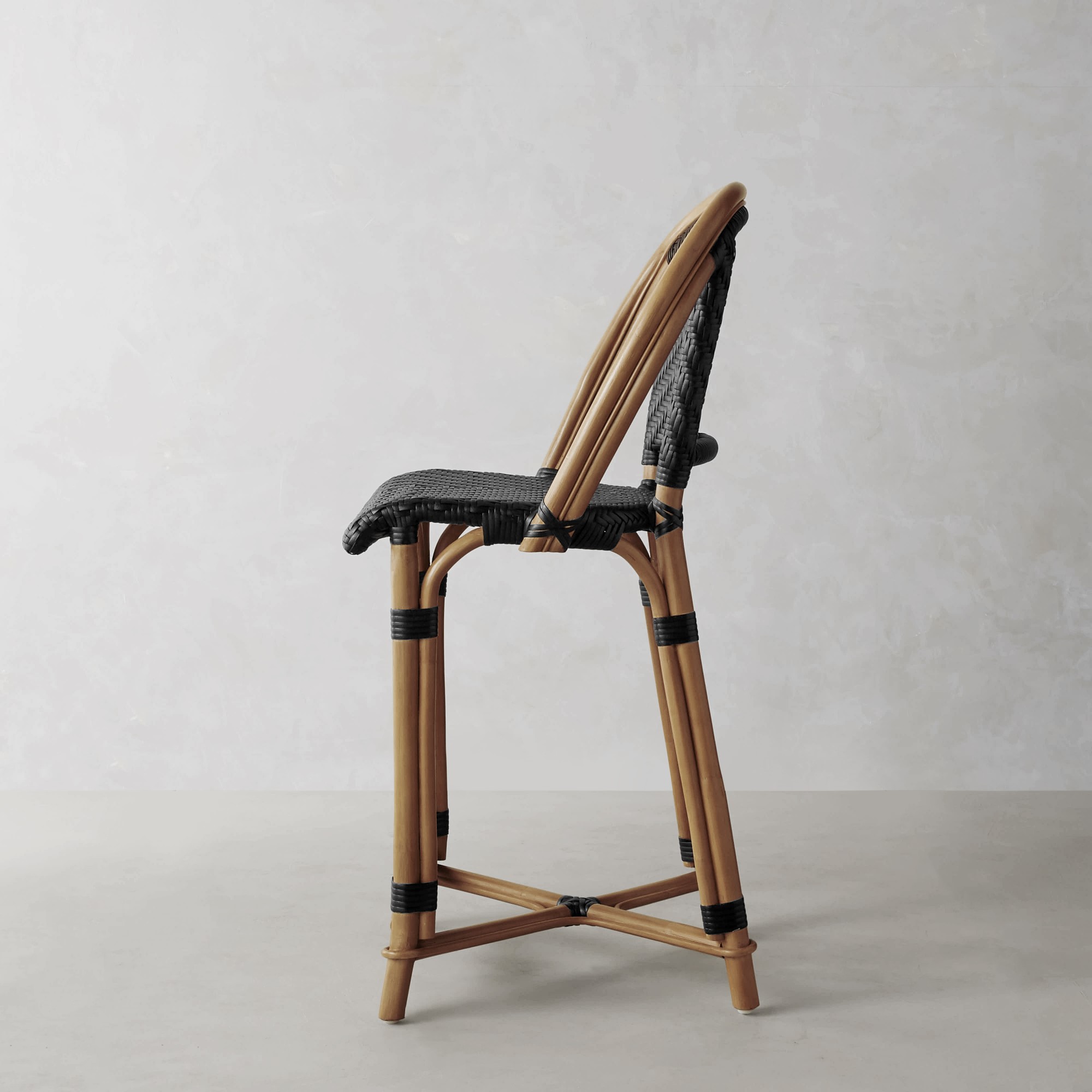 Parisian Bistro Woven Counter Stool