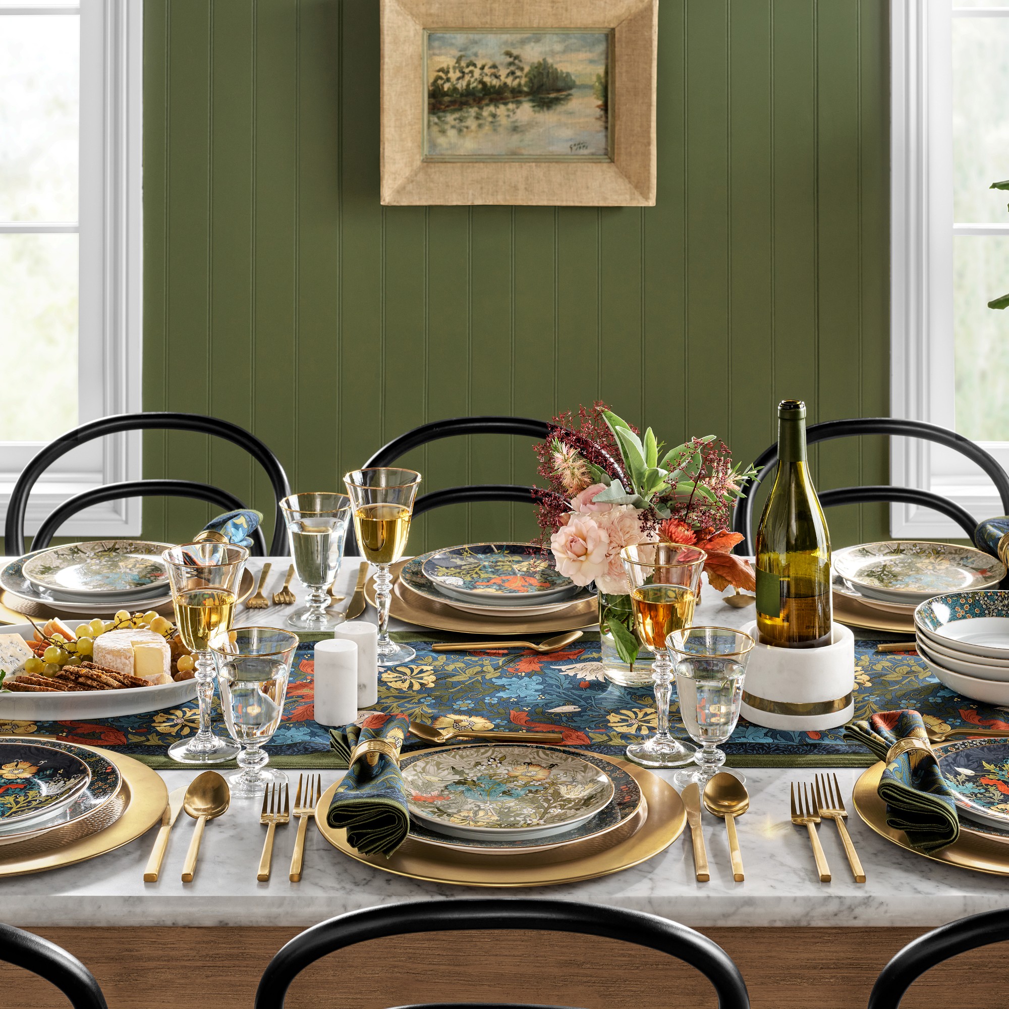 Morris & Co. x Williams Sonoma Compton Table Runner