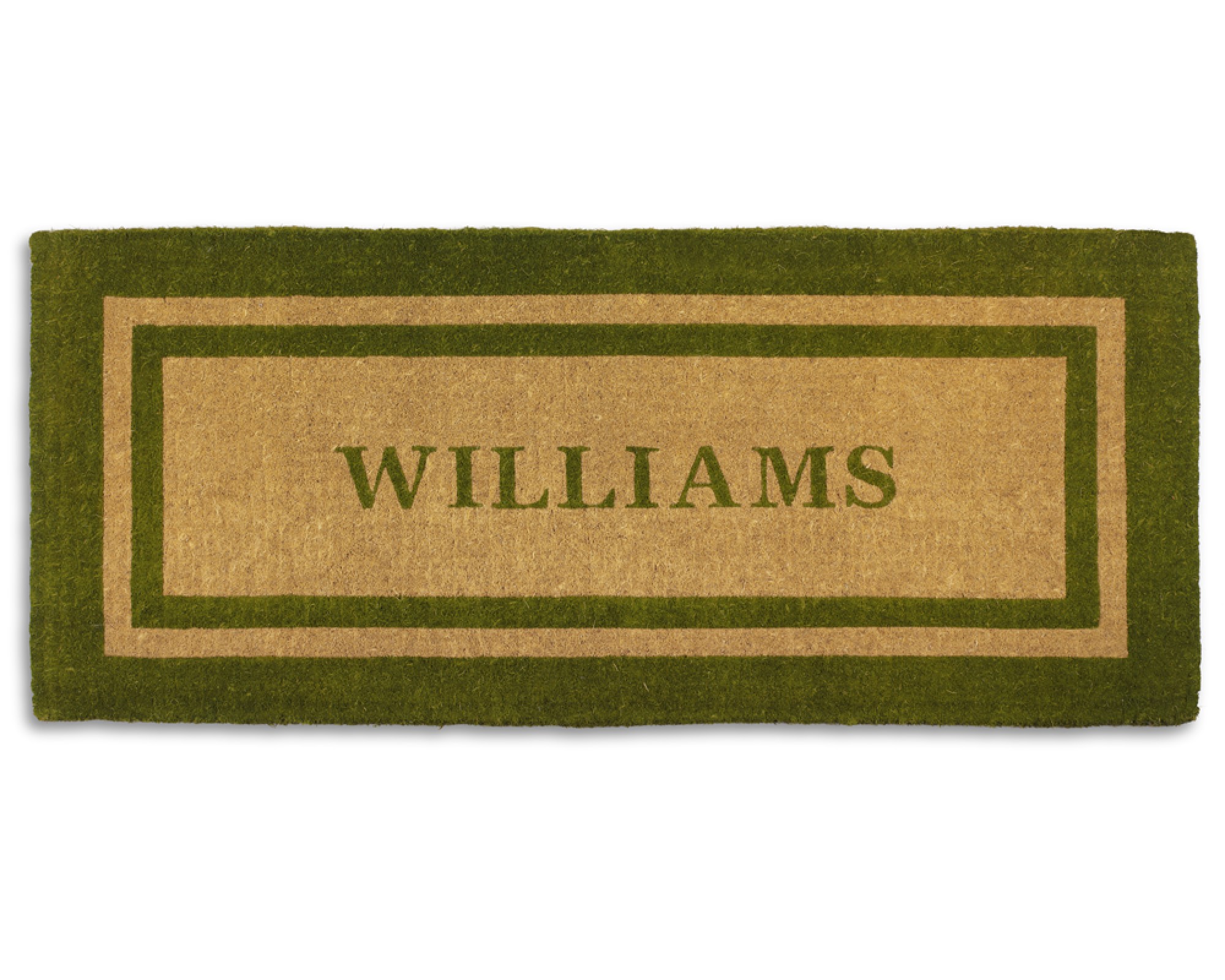Personalized Double Border Doormat