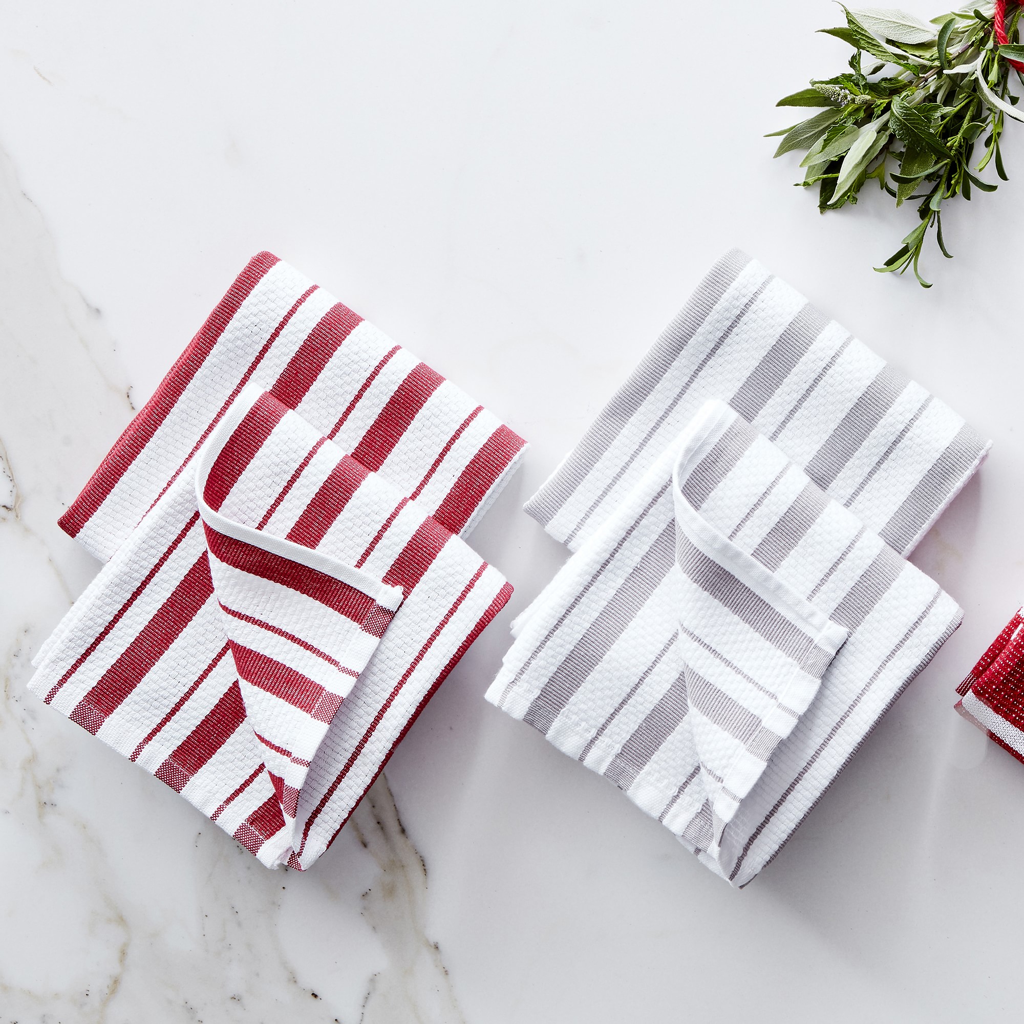 Williams Sonoma Classic Stripe Towels, Set of 4