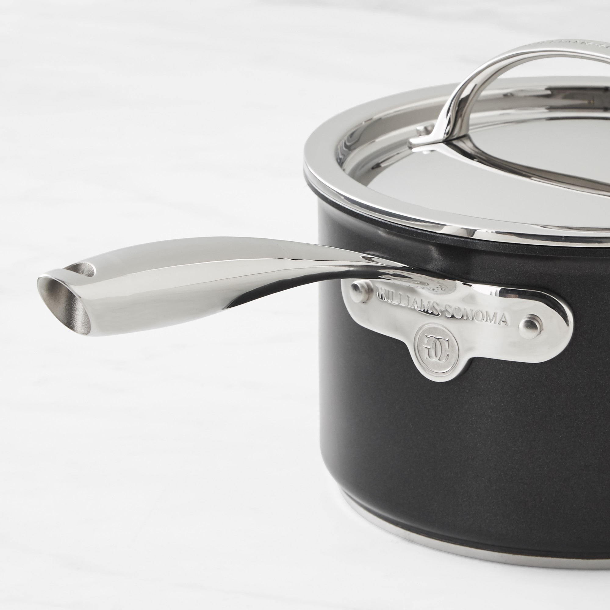 Williams Sonoma Signature Thermo-Clad™ Nonstick Covered Saucepan