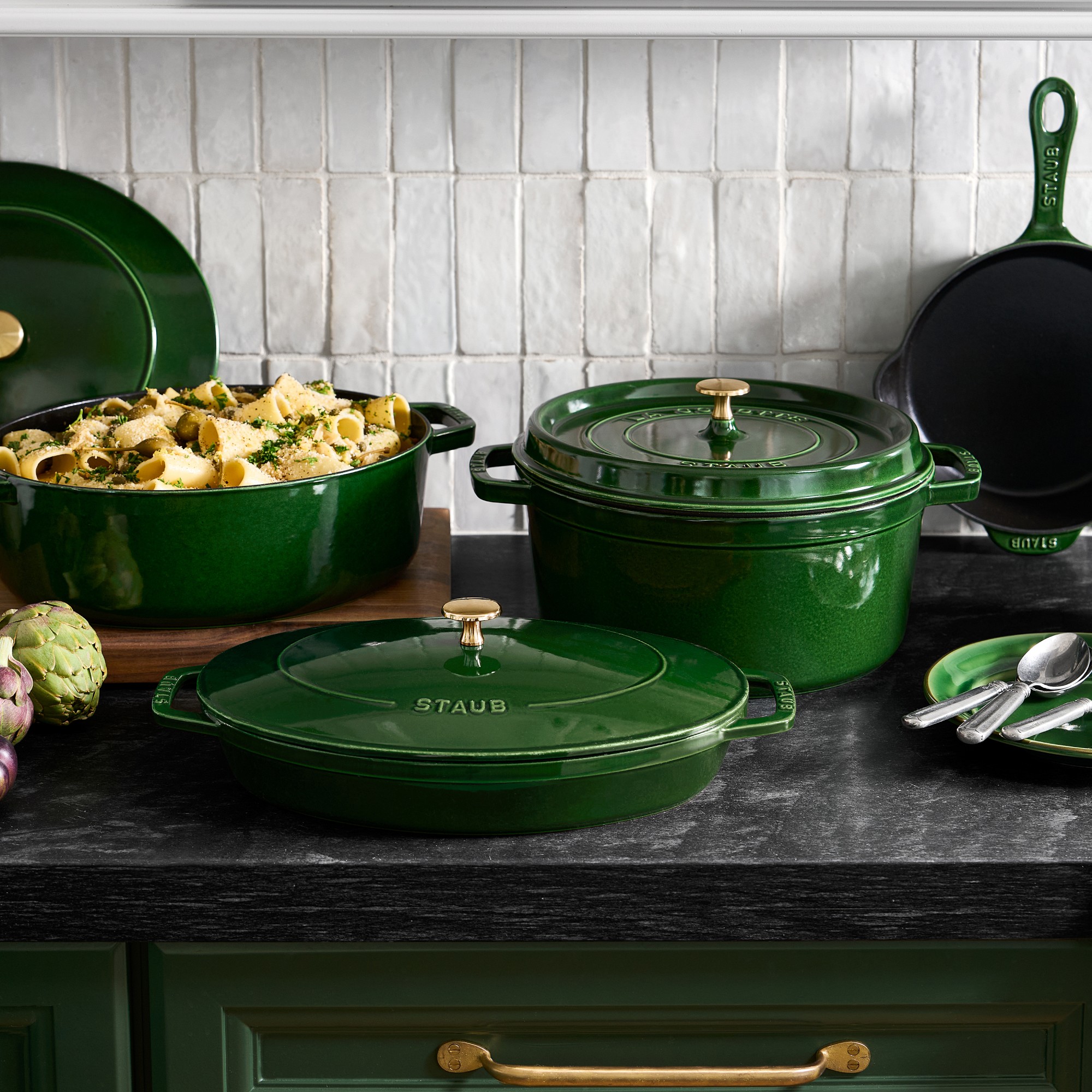 Staub Enameled Cast Iron Round Dutch Oven