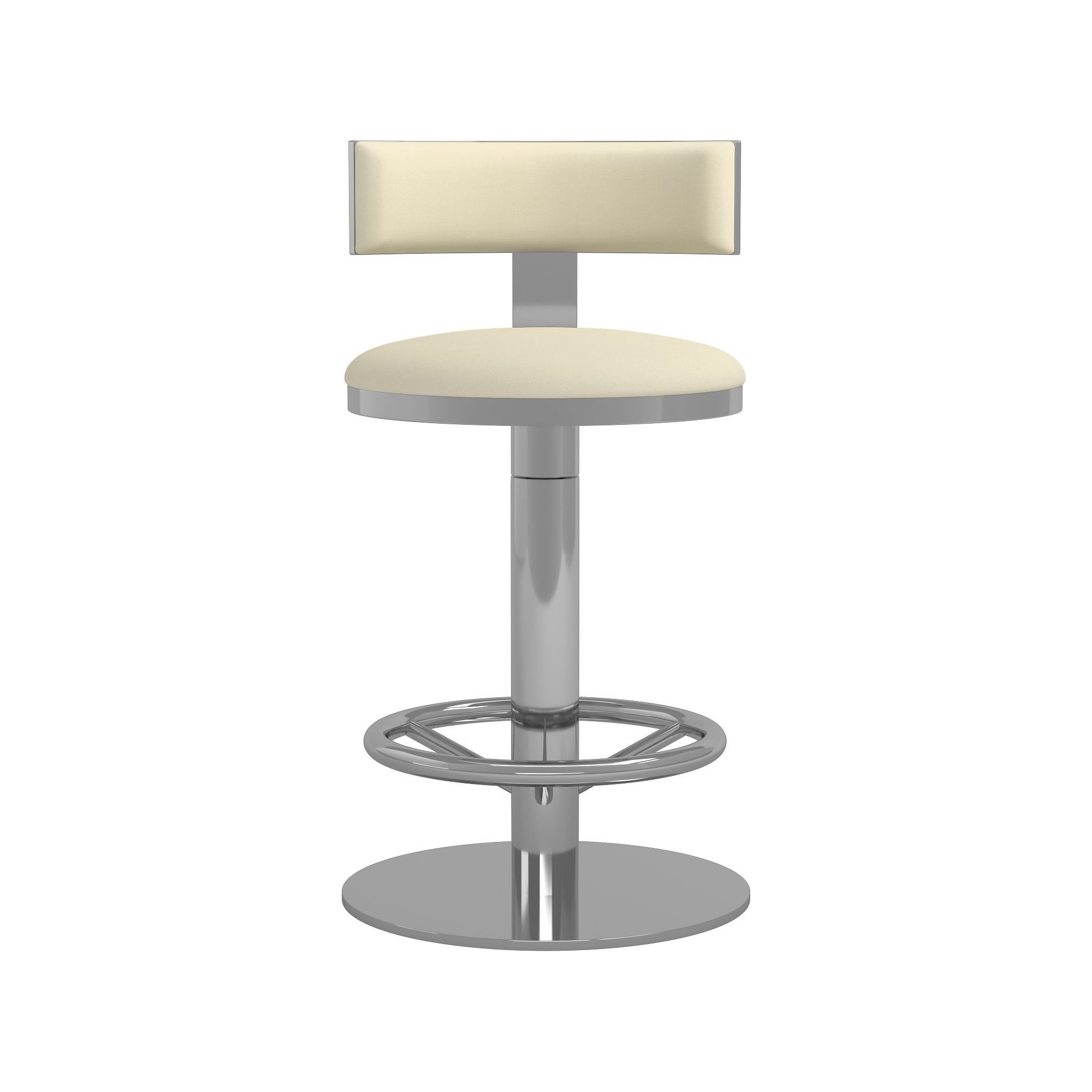 Larkin Upholstered Pedestal Counter & Bar Stool