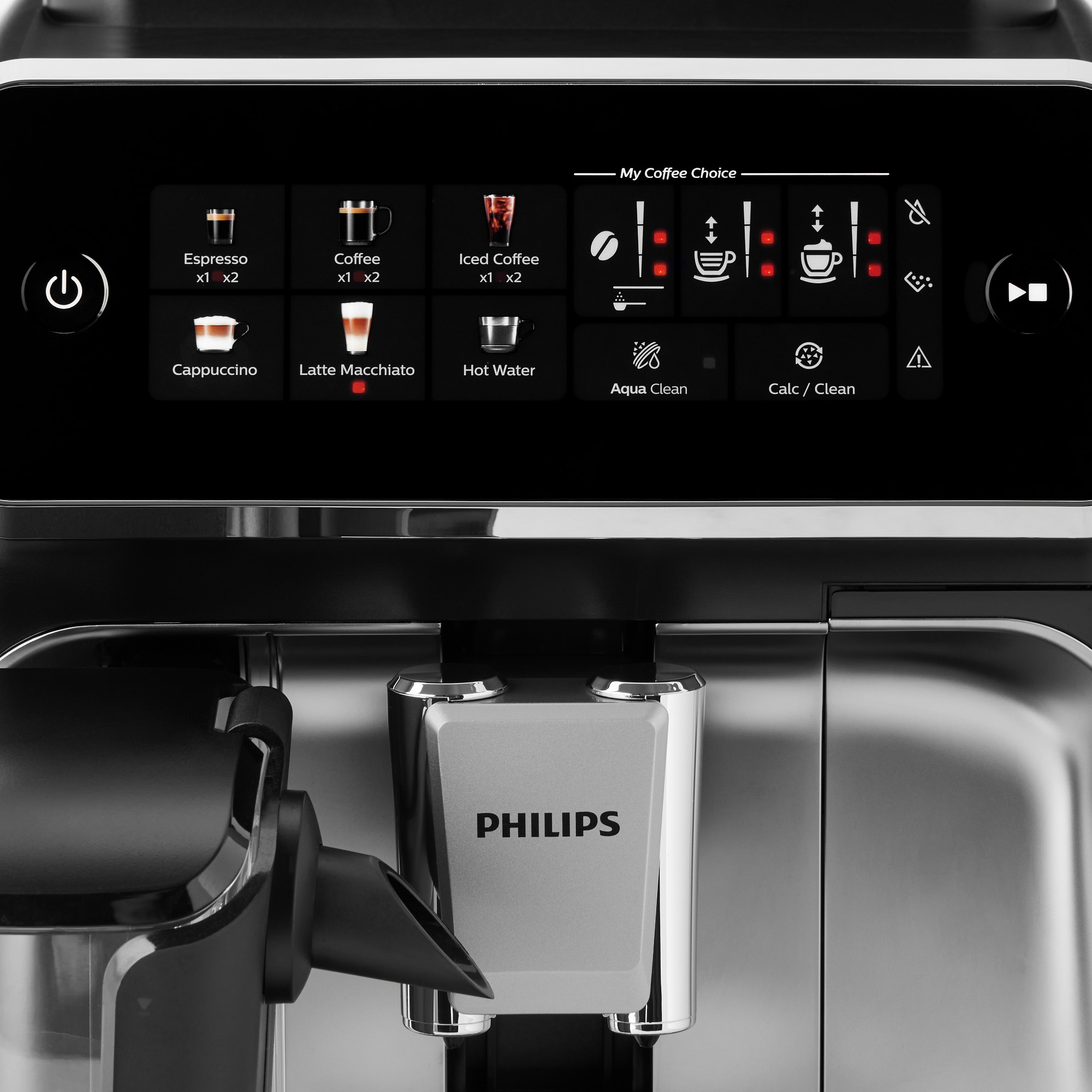 Philips 3300 Series Fully Automatic Espresso Machine with LatteGo & Iced Coffee