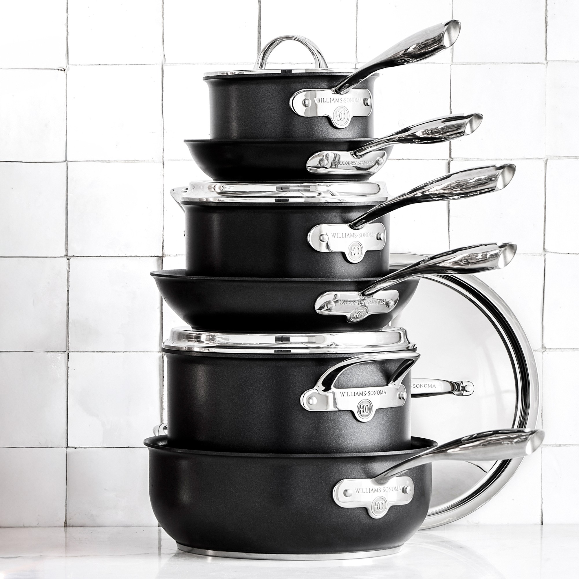 Williams Sonoma Signature Thermo-Clad™ Nonstick 10-Piece Cookware Set