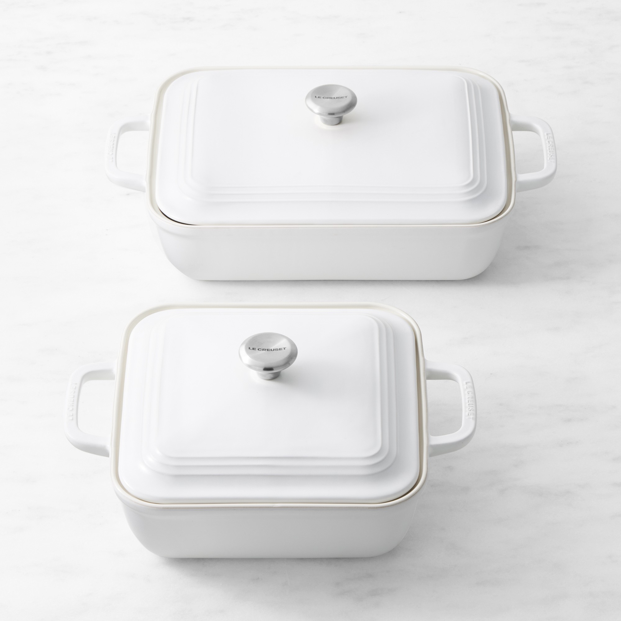 Le Creuset San Francisco Stoneware Covered Baker, Set of 4